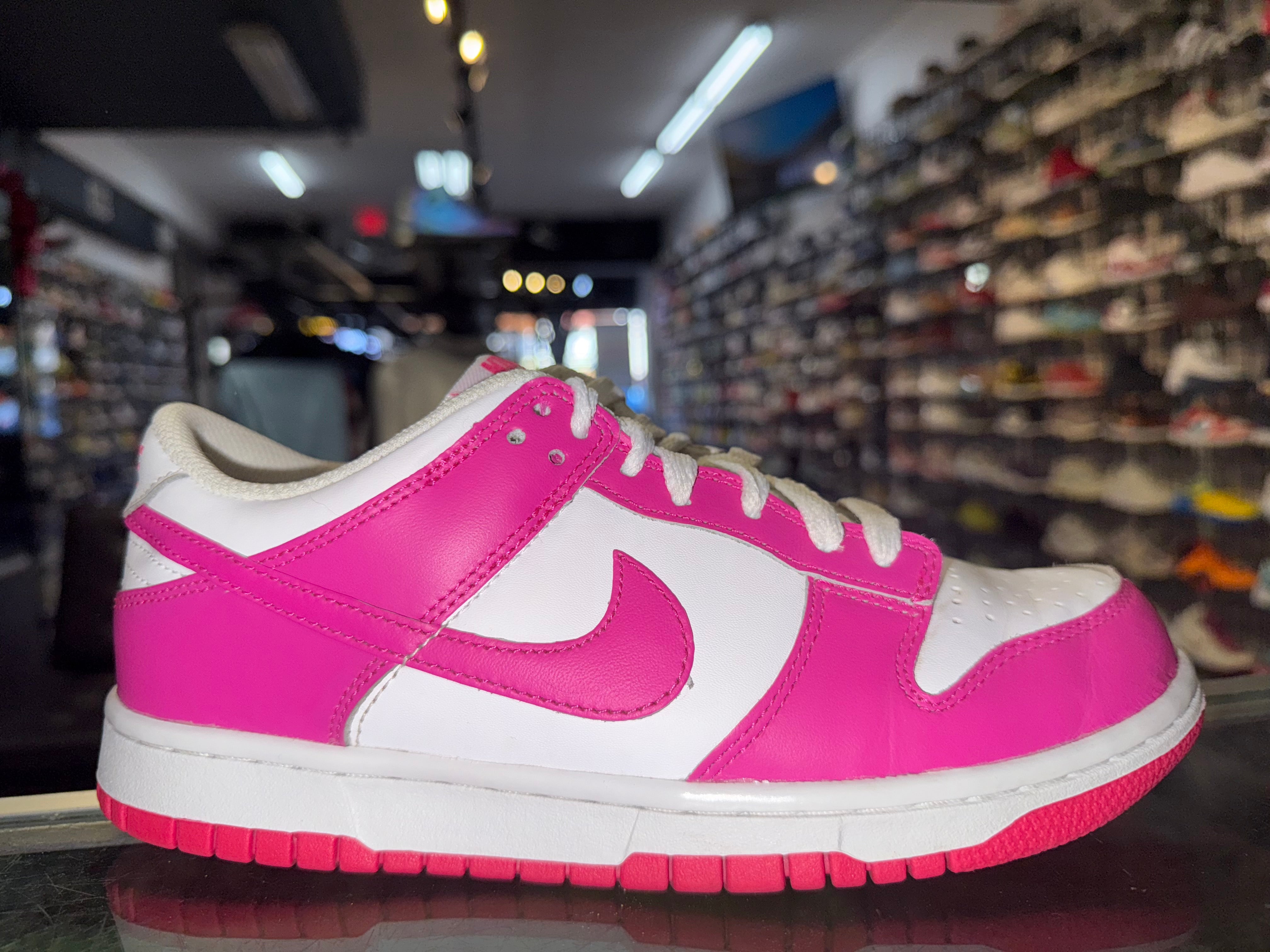 Size 6y Dunk Low "Pink Fuchsia"