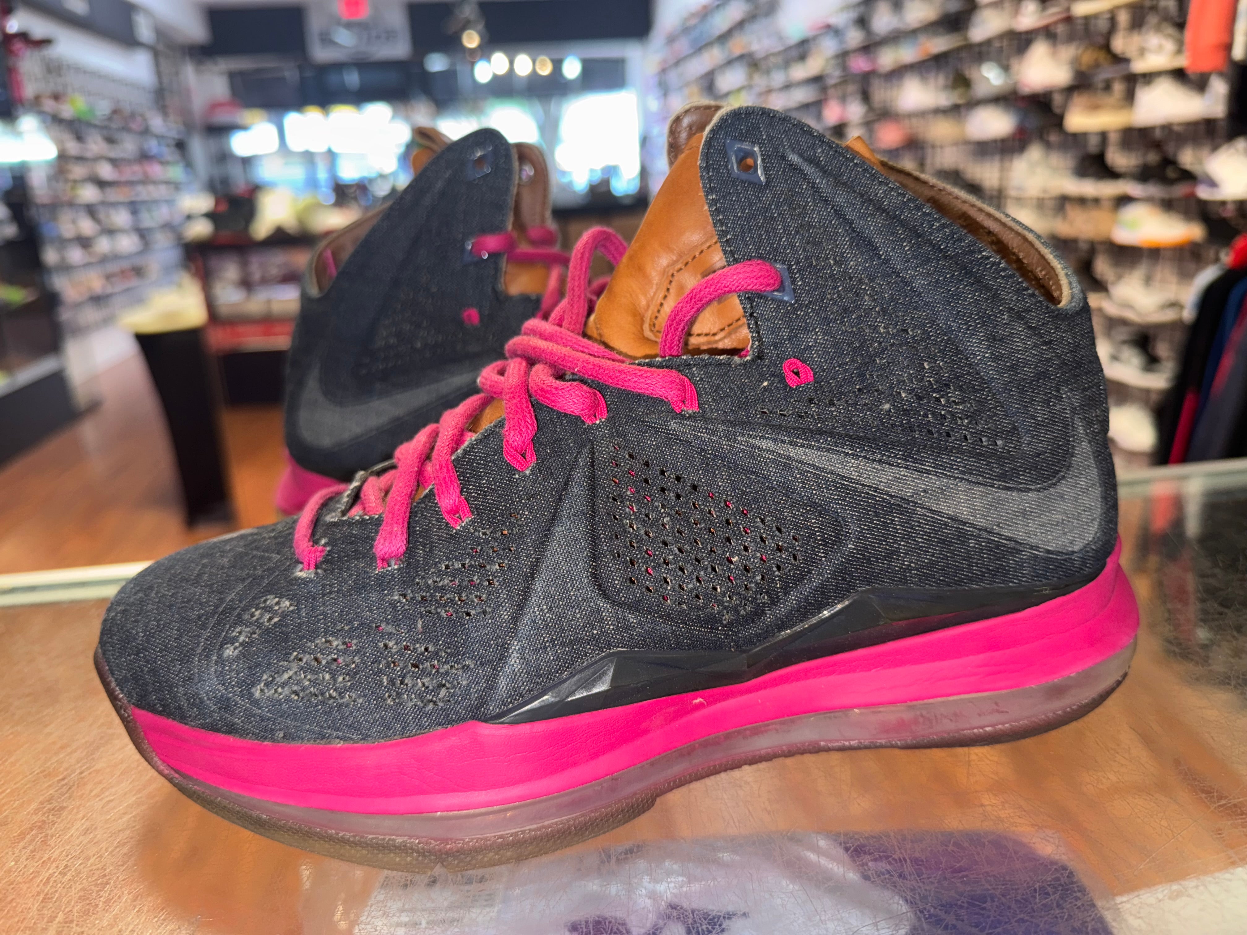 Size 8.5 Lebron 10 EXT “Denim”