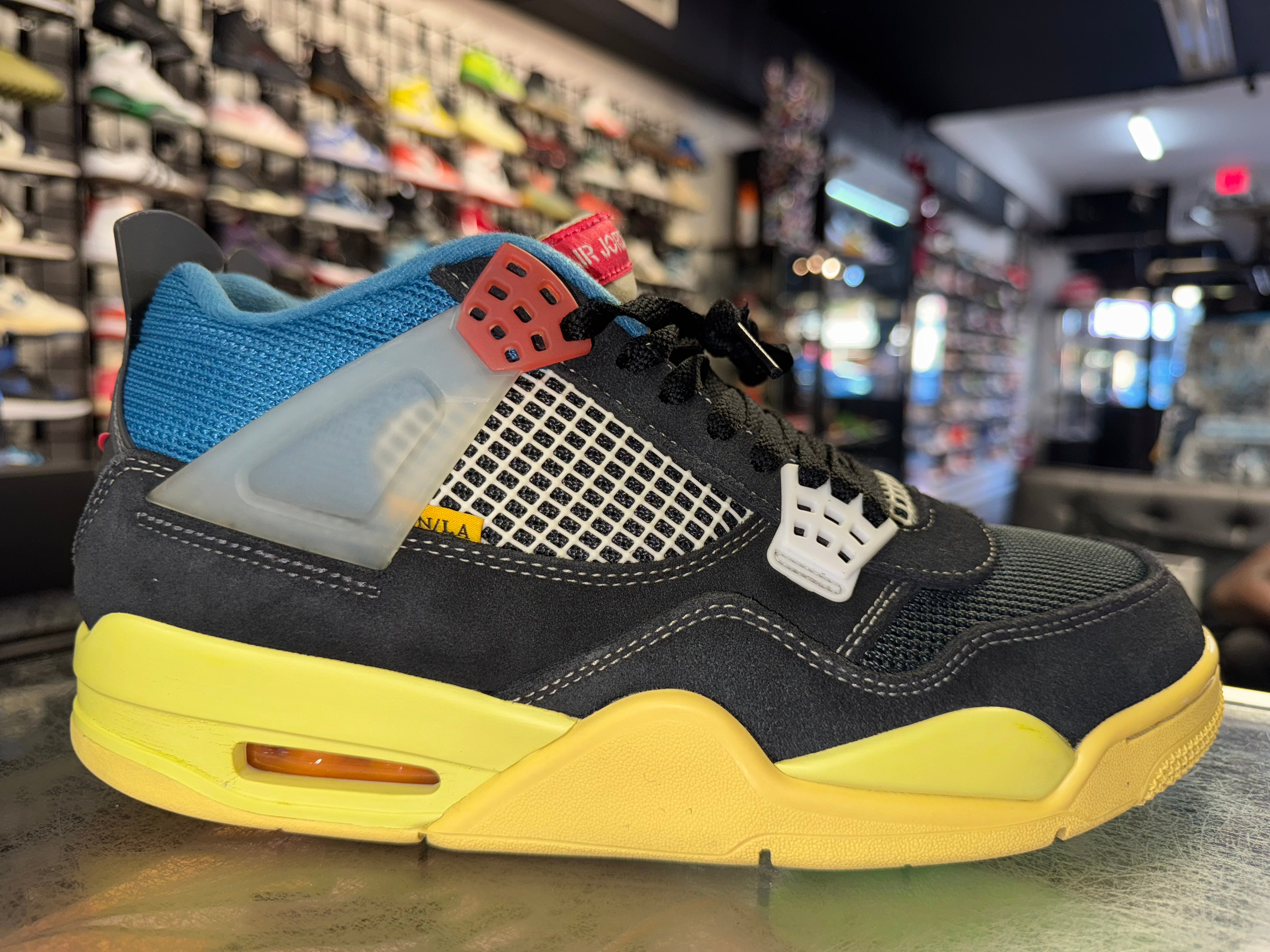 Size 9.5 Air Jordan 4 Union "Off Noir"