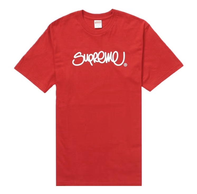 Size L Supreme Handstyle Tee “Red”