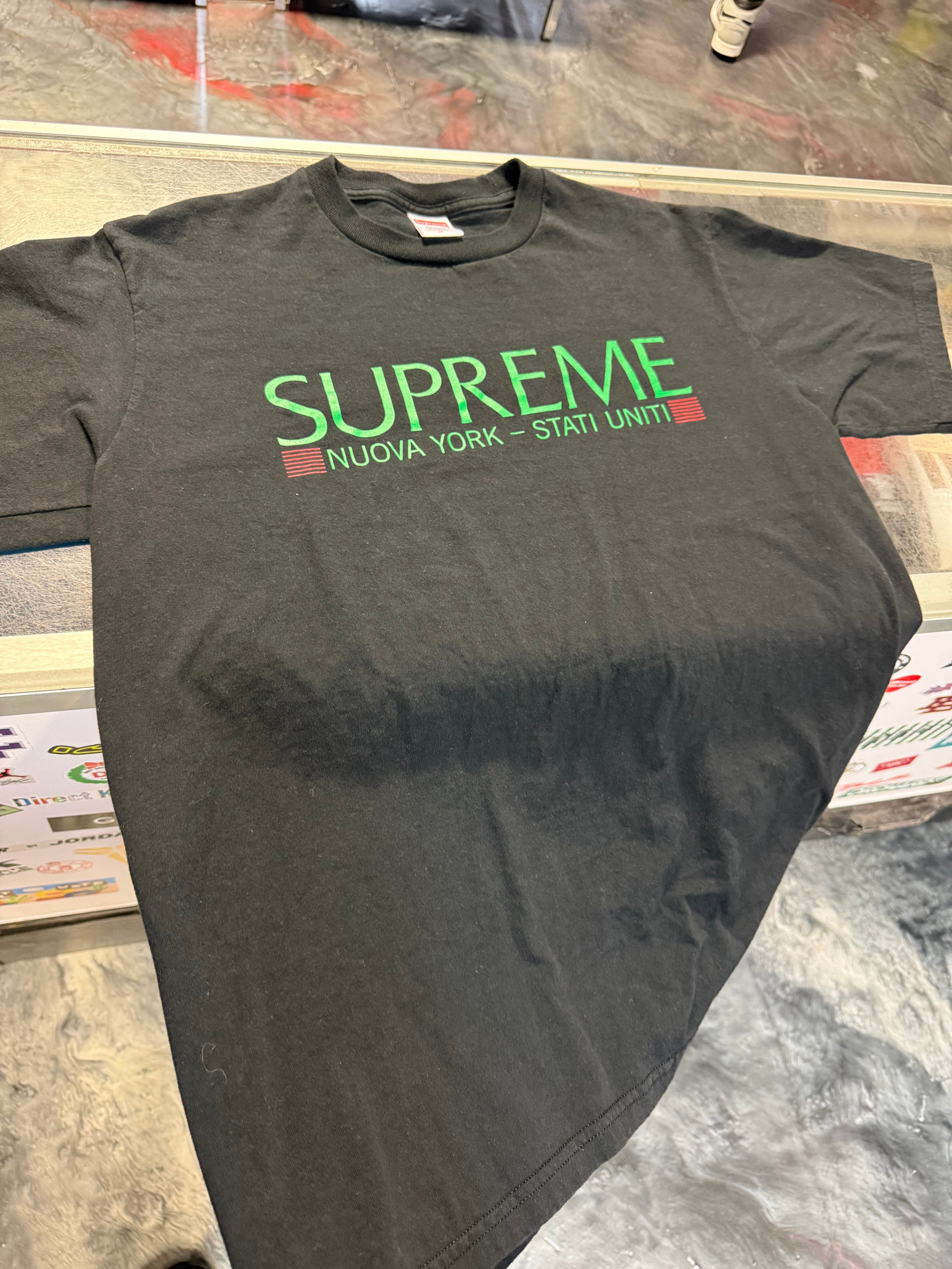 Size M Supreme Nuova York Tee “Black”