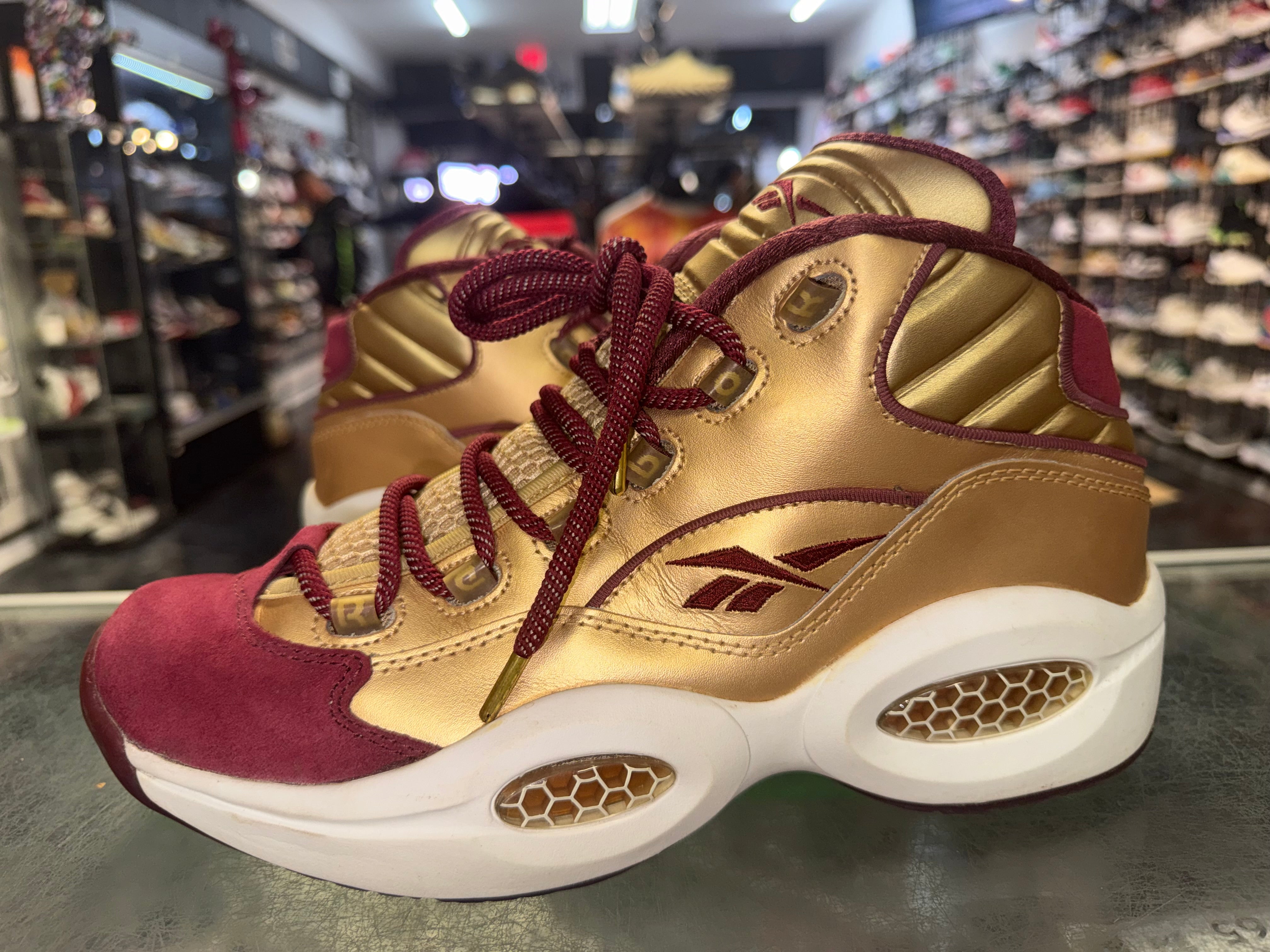Size 9.5 Reebok Question Mid Packer Shoes "Saint Anthony"