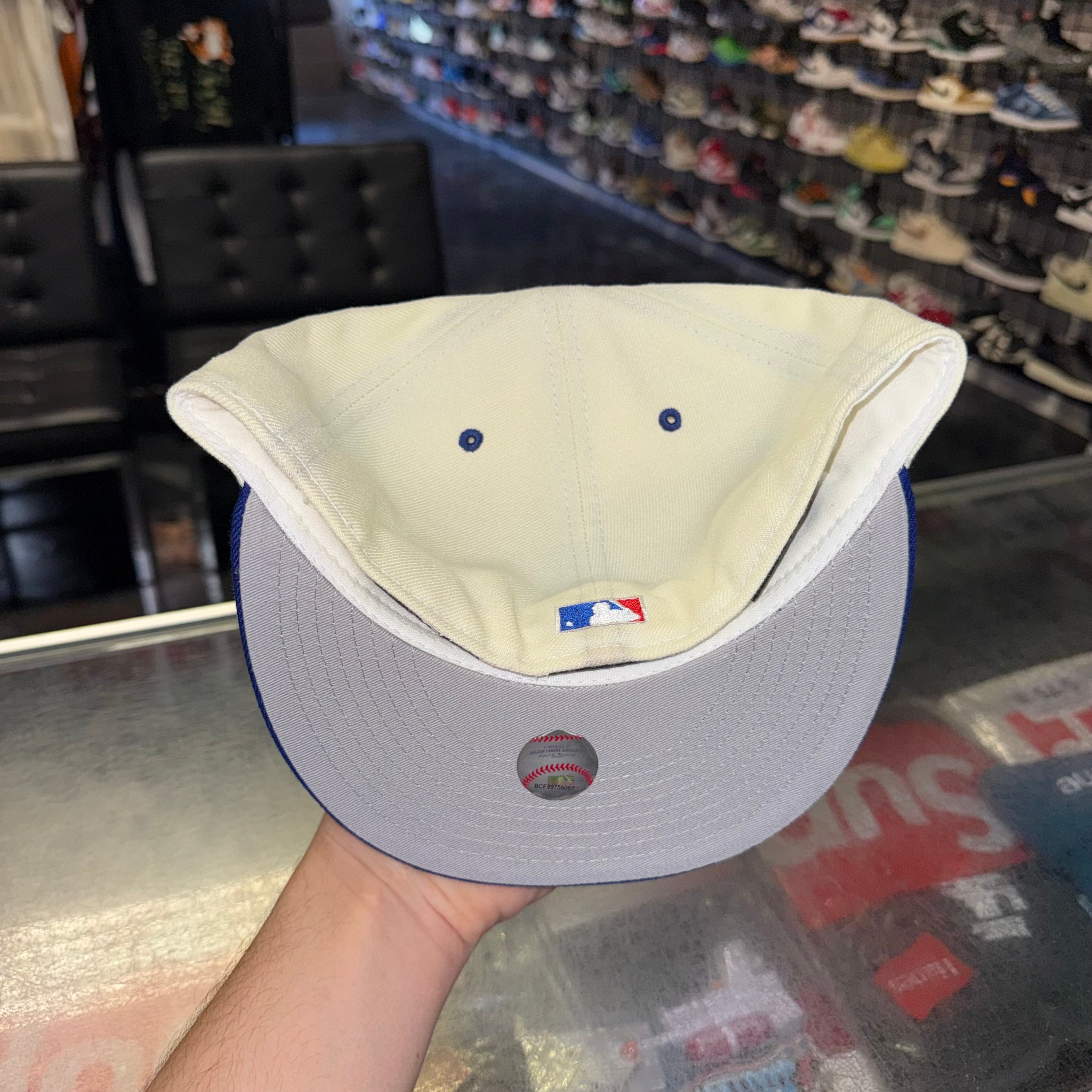 Size 7 1/2 New Era Fitted Hat “Expos Blue” Brand New