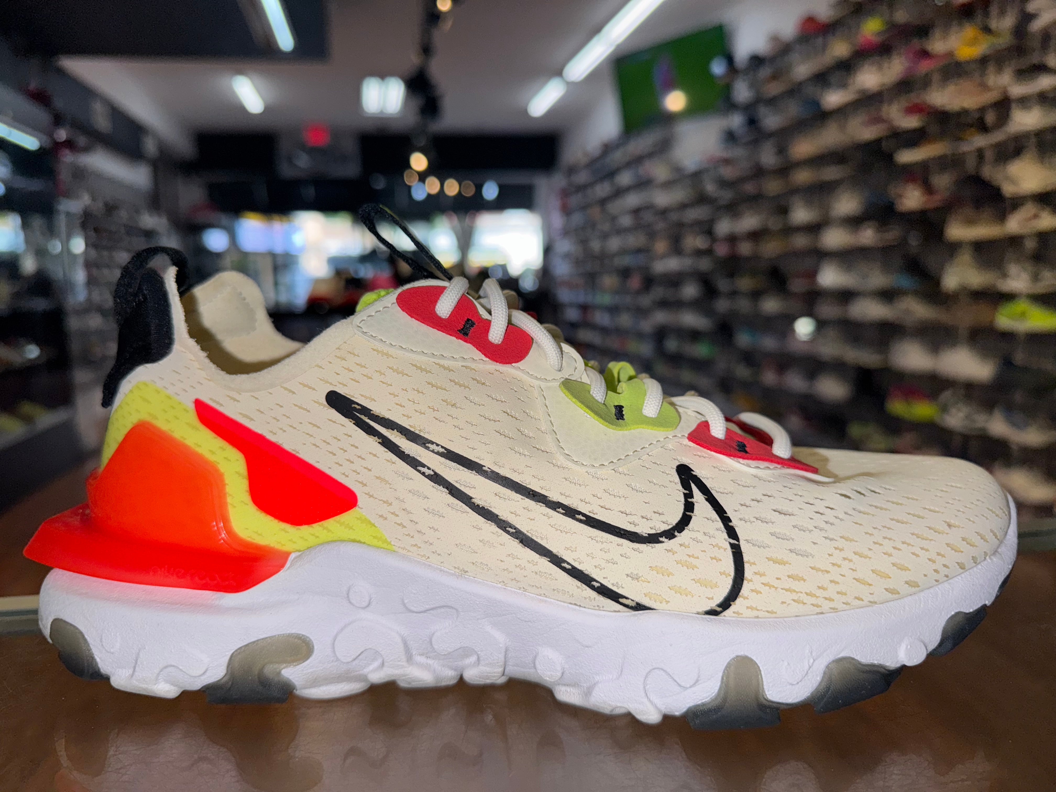 Size 8.5 (10W) Nike React Vision "Orange Volt"