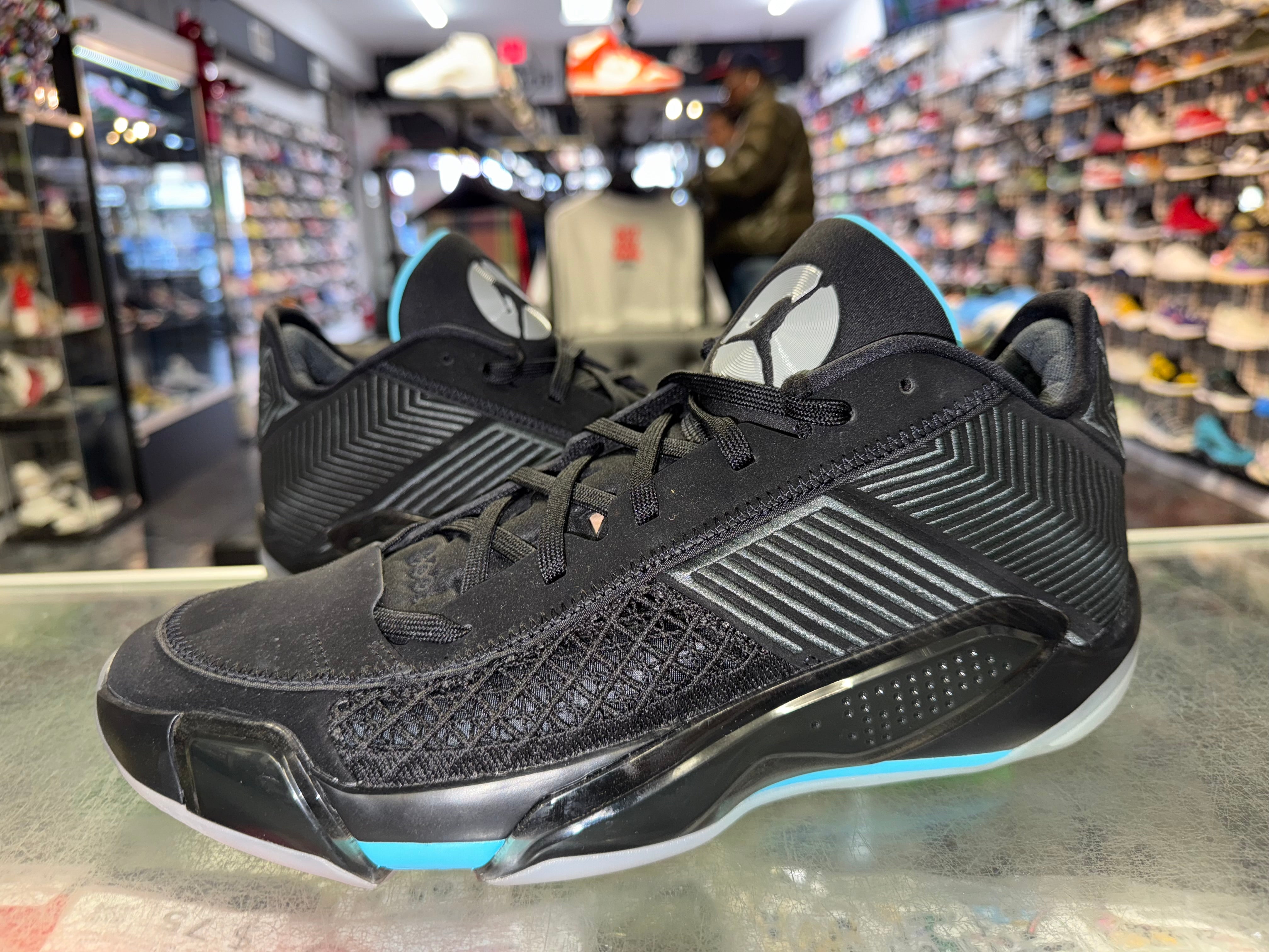 Size 11.5 Air Jordan 38 Low "Black Gamma Blue"