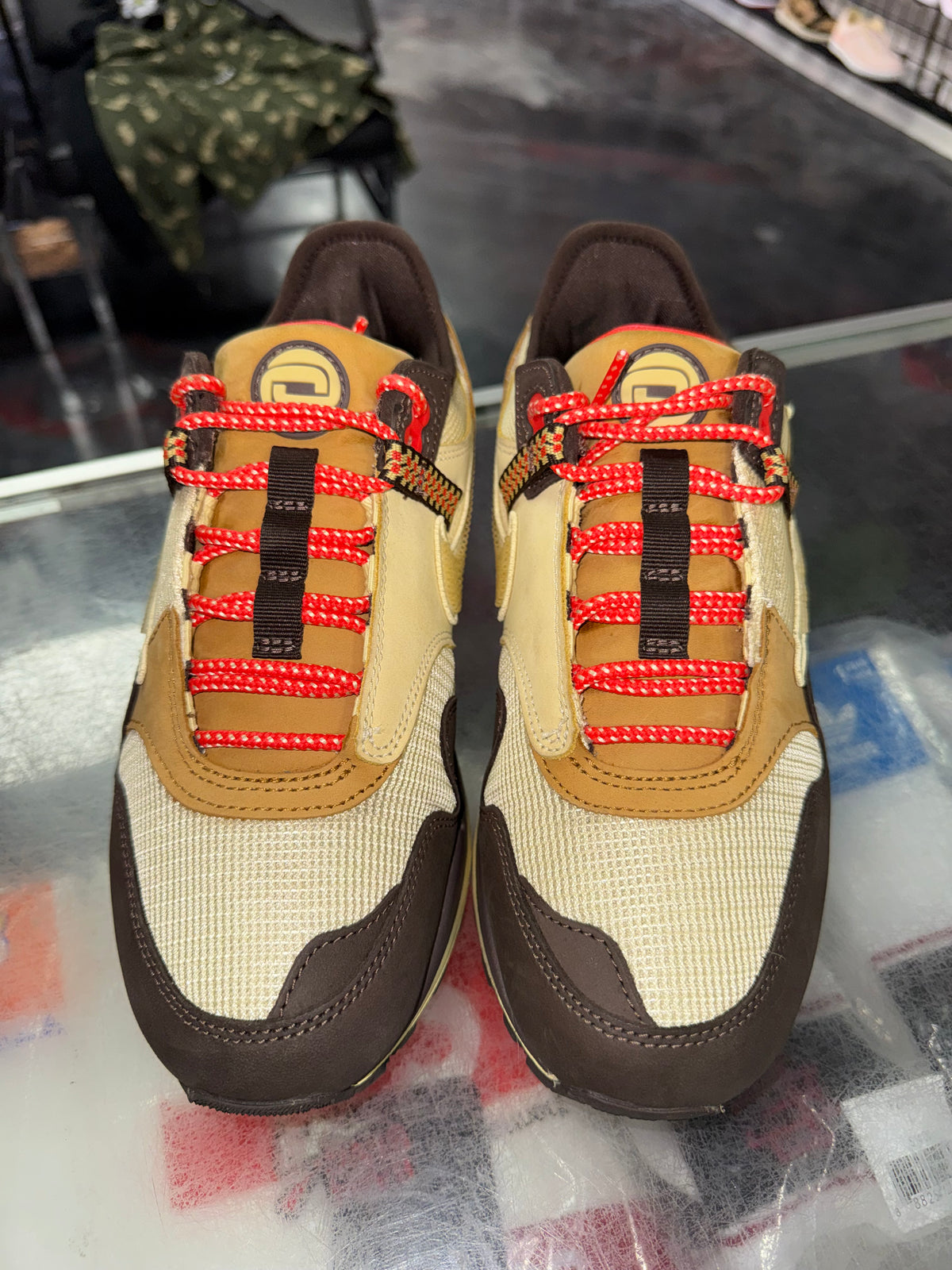 Nike Air Max 1 Travis Scott Cactus Jack Baroque Brown sneaker, pre-owned, size 9 – view 5
