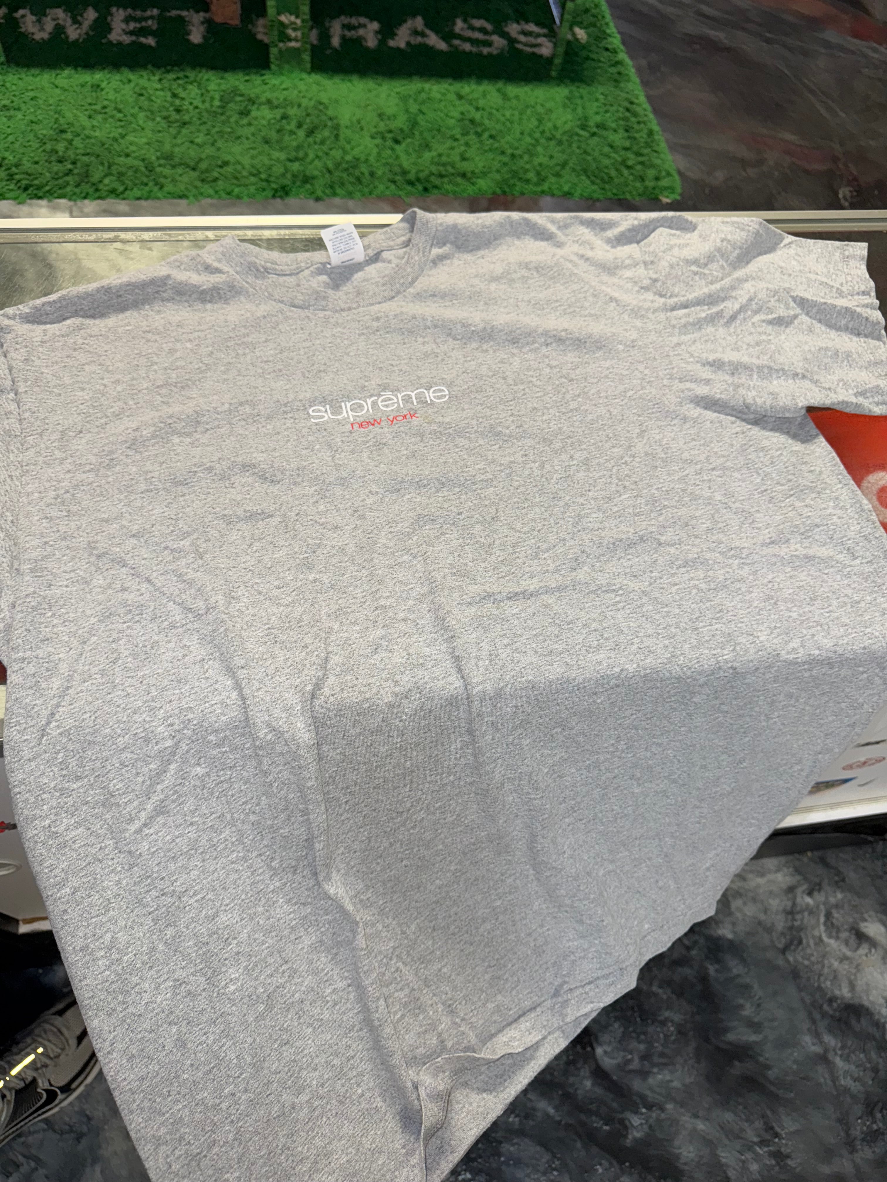 X-Large Supreme NY Tee Grey