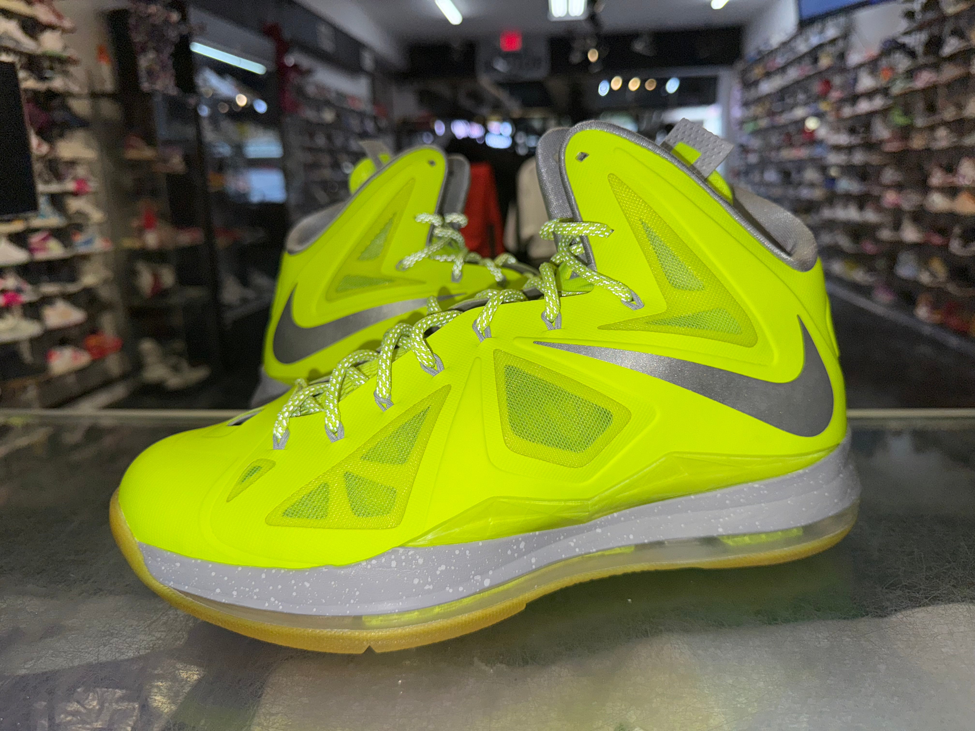 Size 11.5 Lebron 10 "Volt"