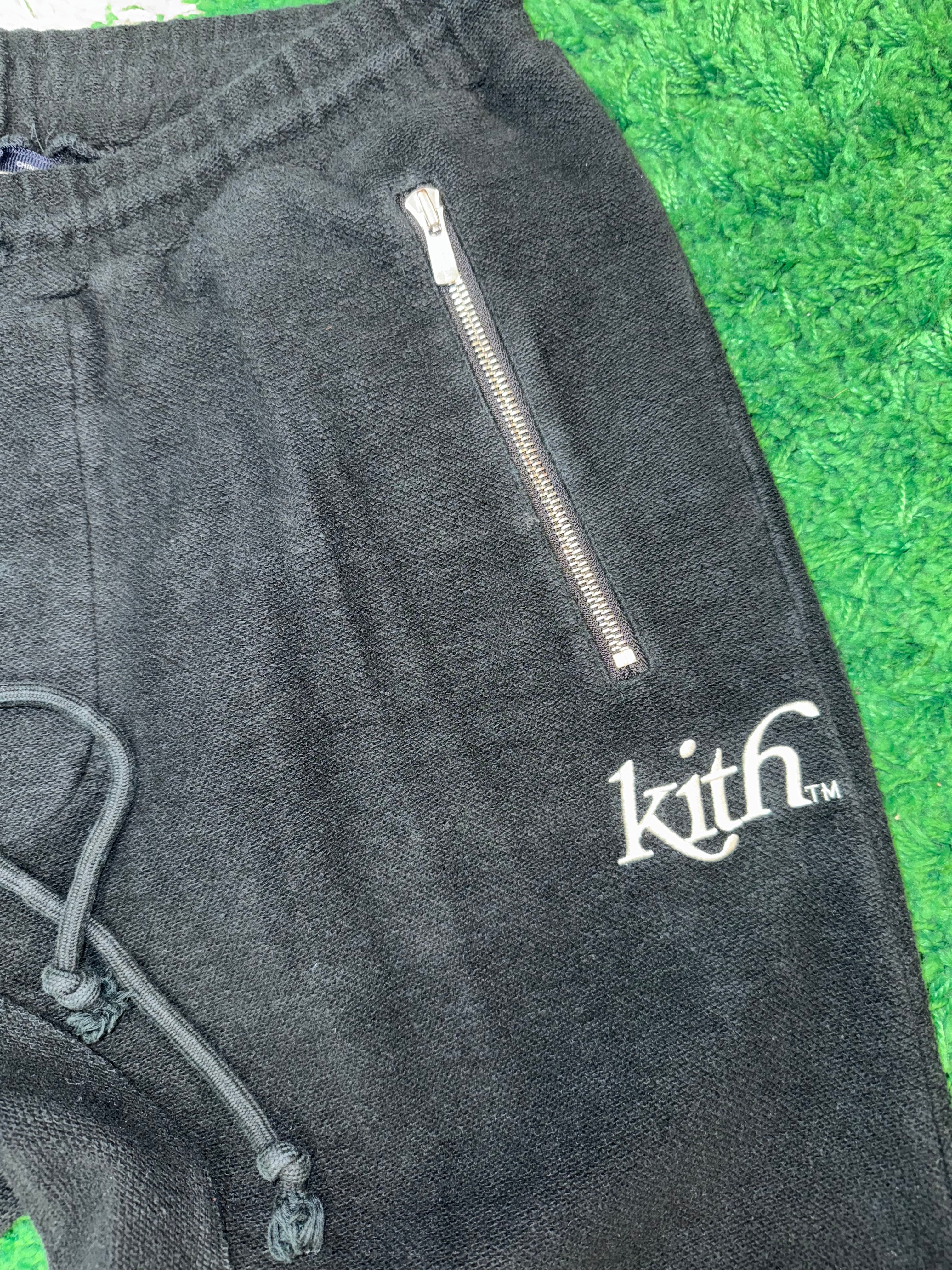 Size L Kith Reverse Sweatpants “Black”