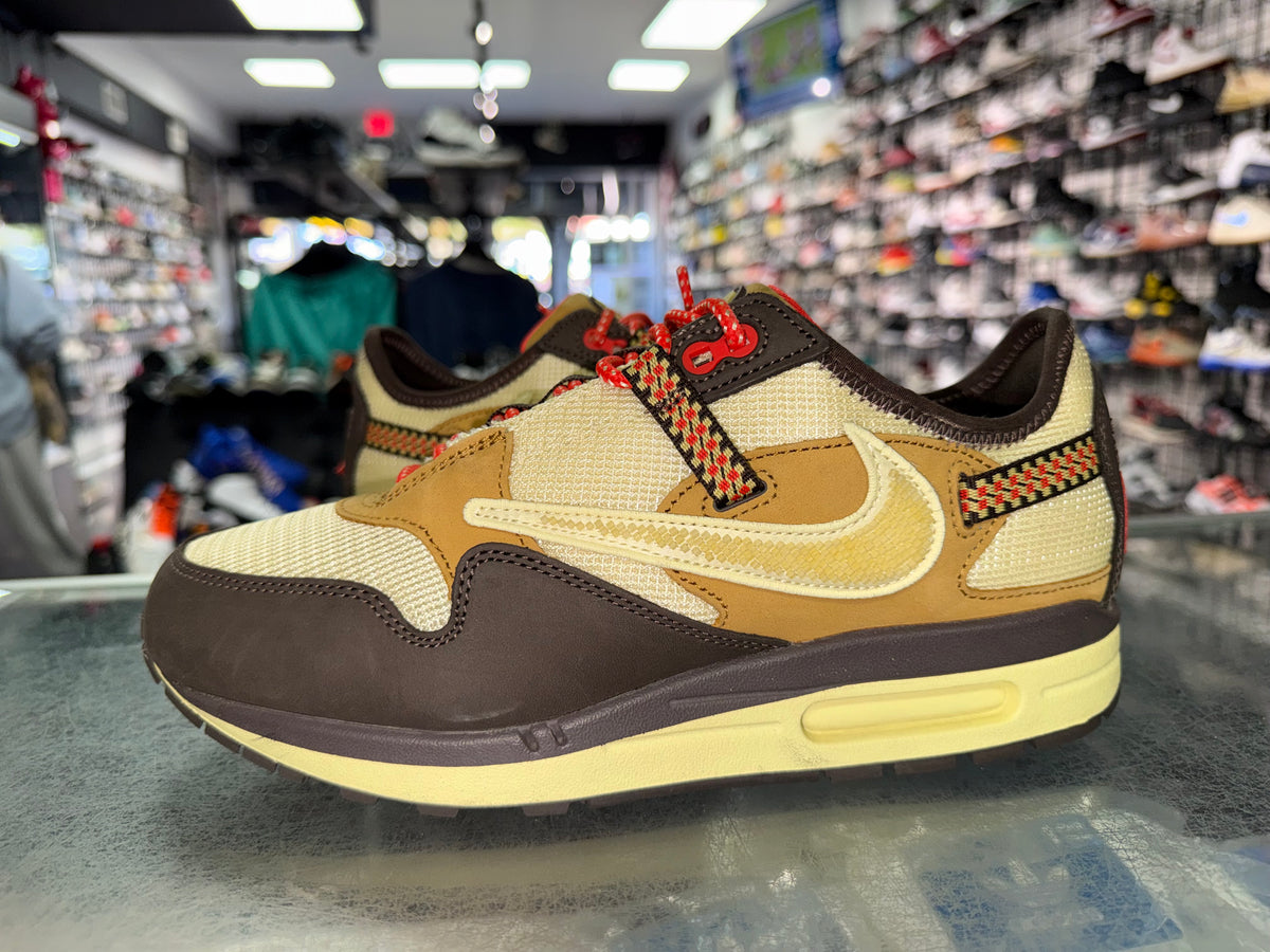 Nike Air Max 1 Travis Scott Cactus Jack Baroque Brown sneaker, pre-owned, size 9 – view 2