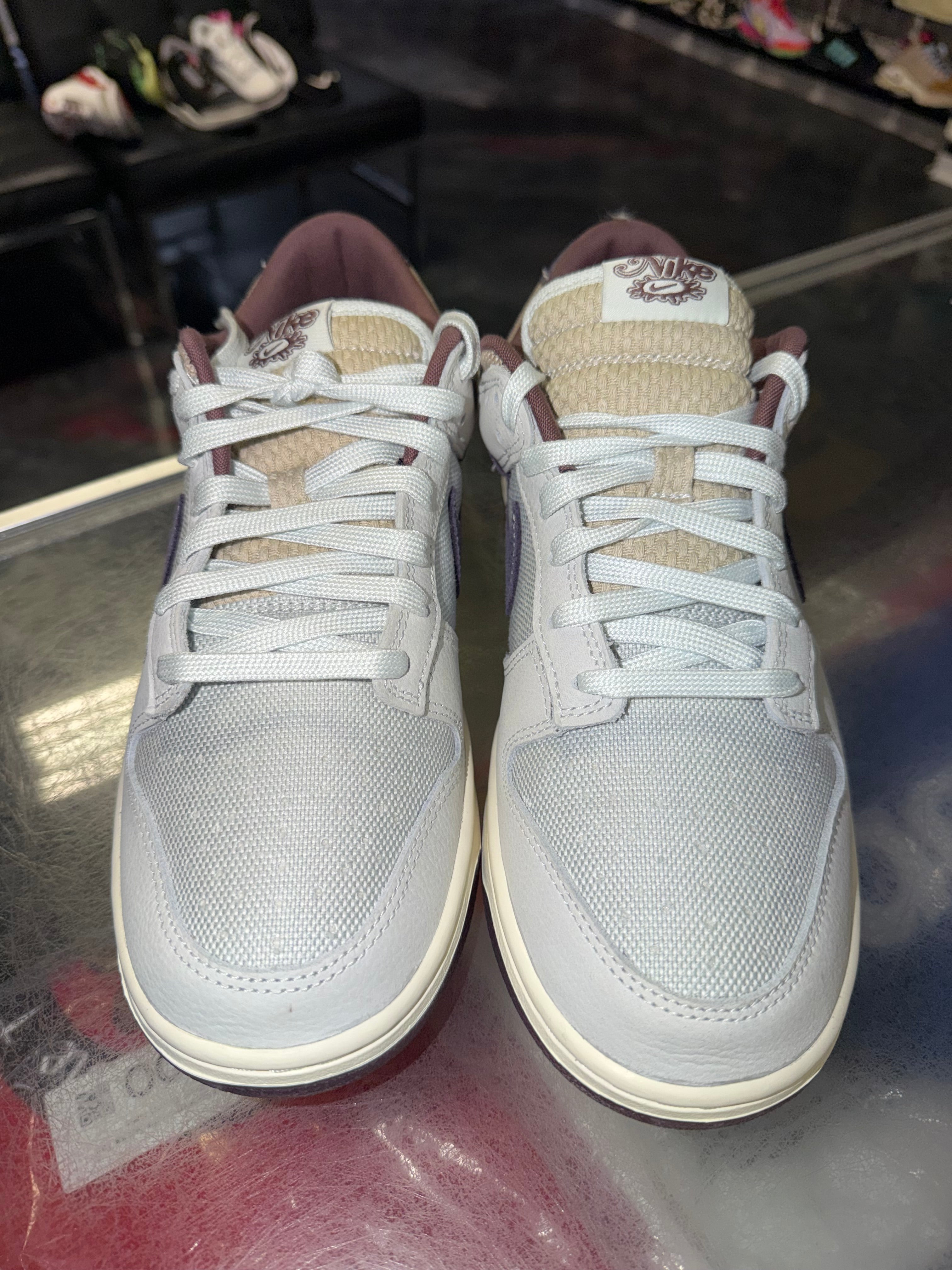 Size 9.5 Dunk Low "Off White Moon Particle Dark Raisin" Brand New