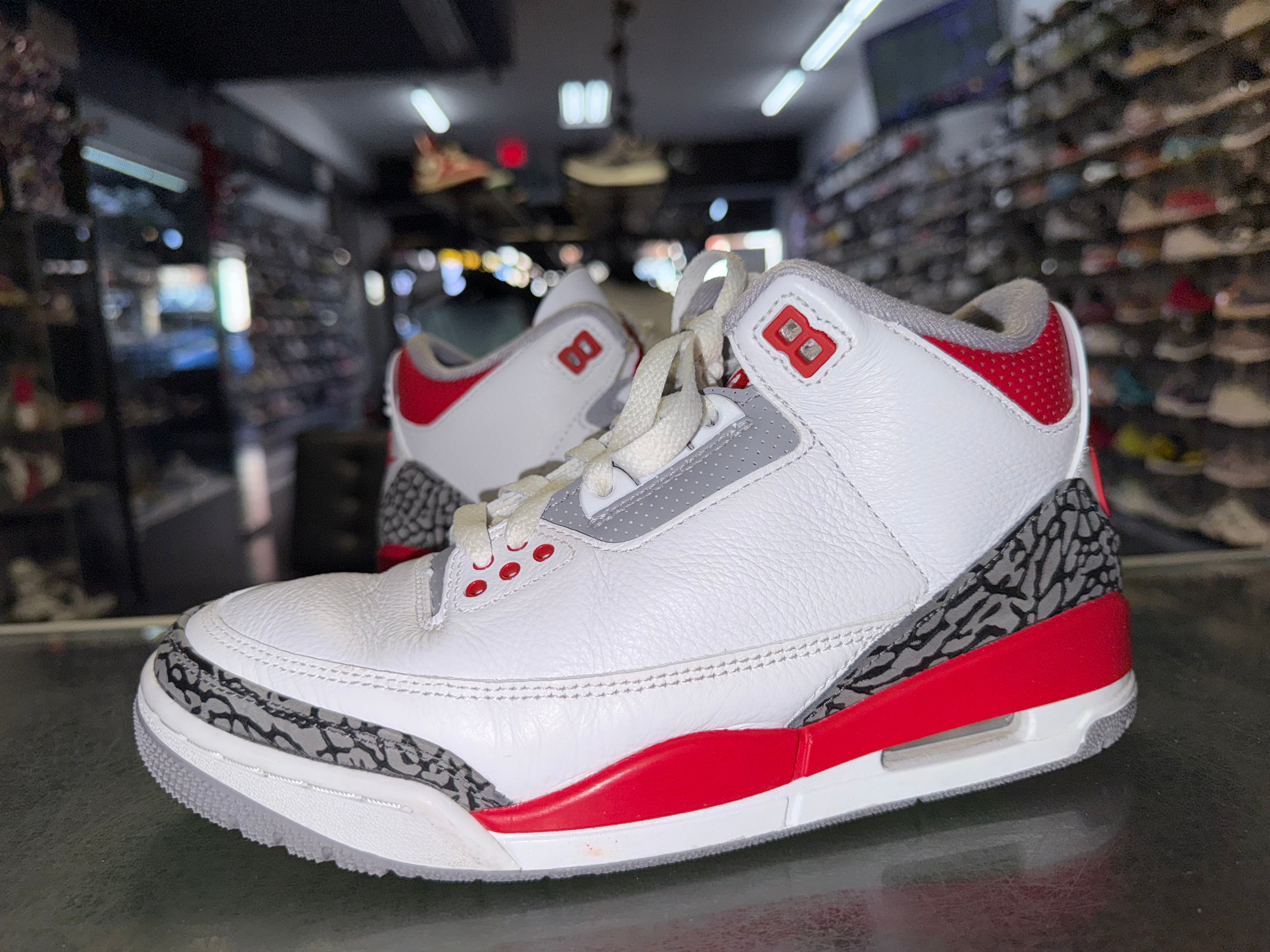 Size 6 Air Jordan 3 "Fire Red"