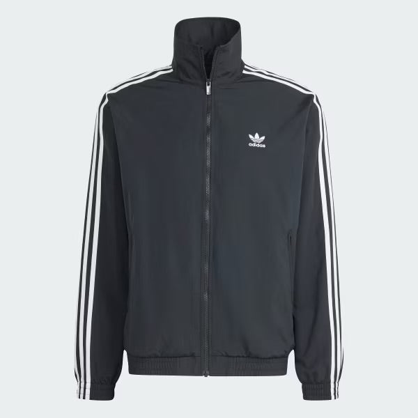 Size L Adidas Nylon Track Zip-Up “Black” Brand New