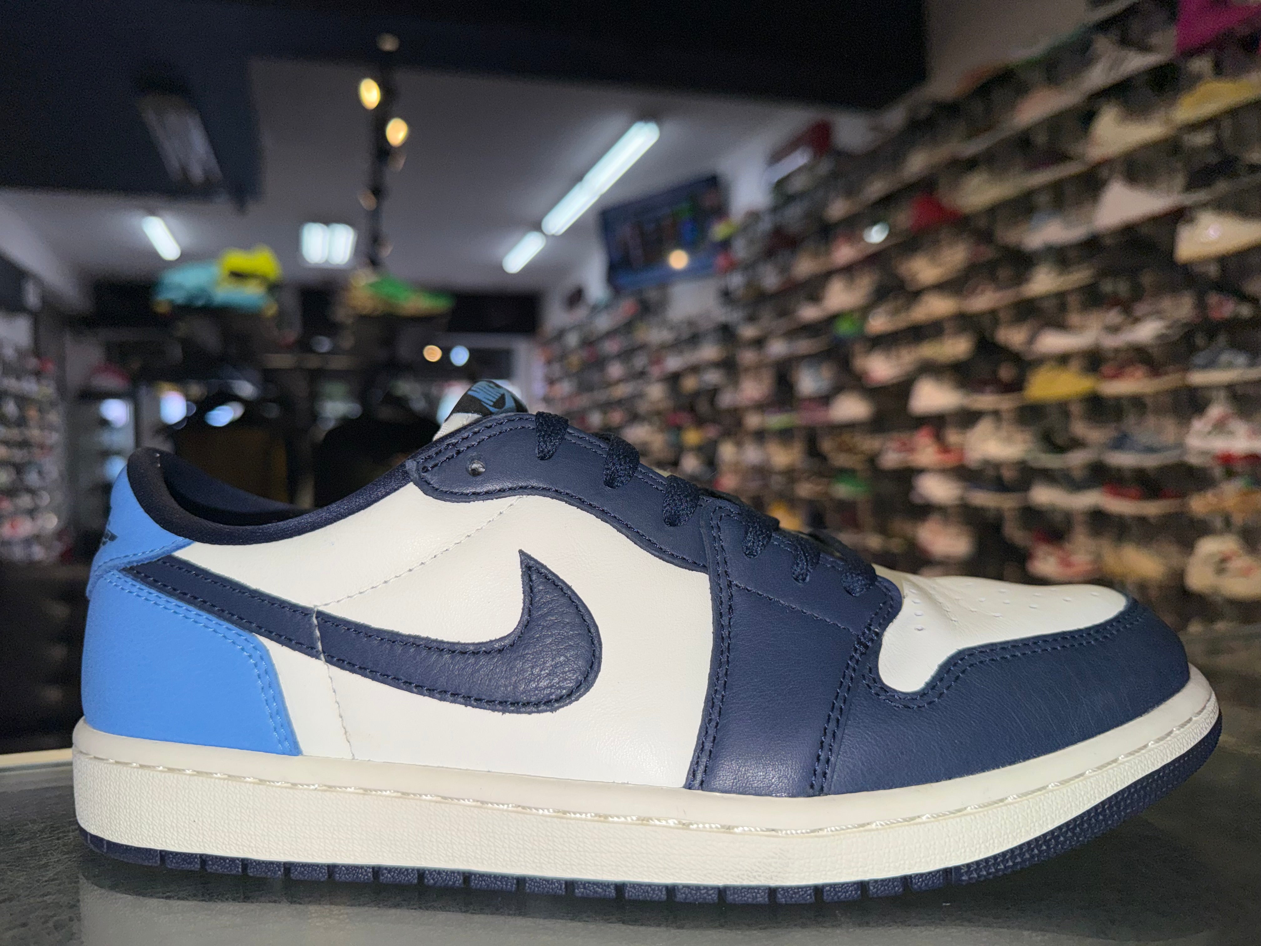 Size 10.5 Air Jordan 1 Low “Obsidian UNC”