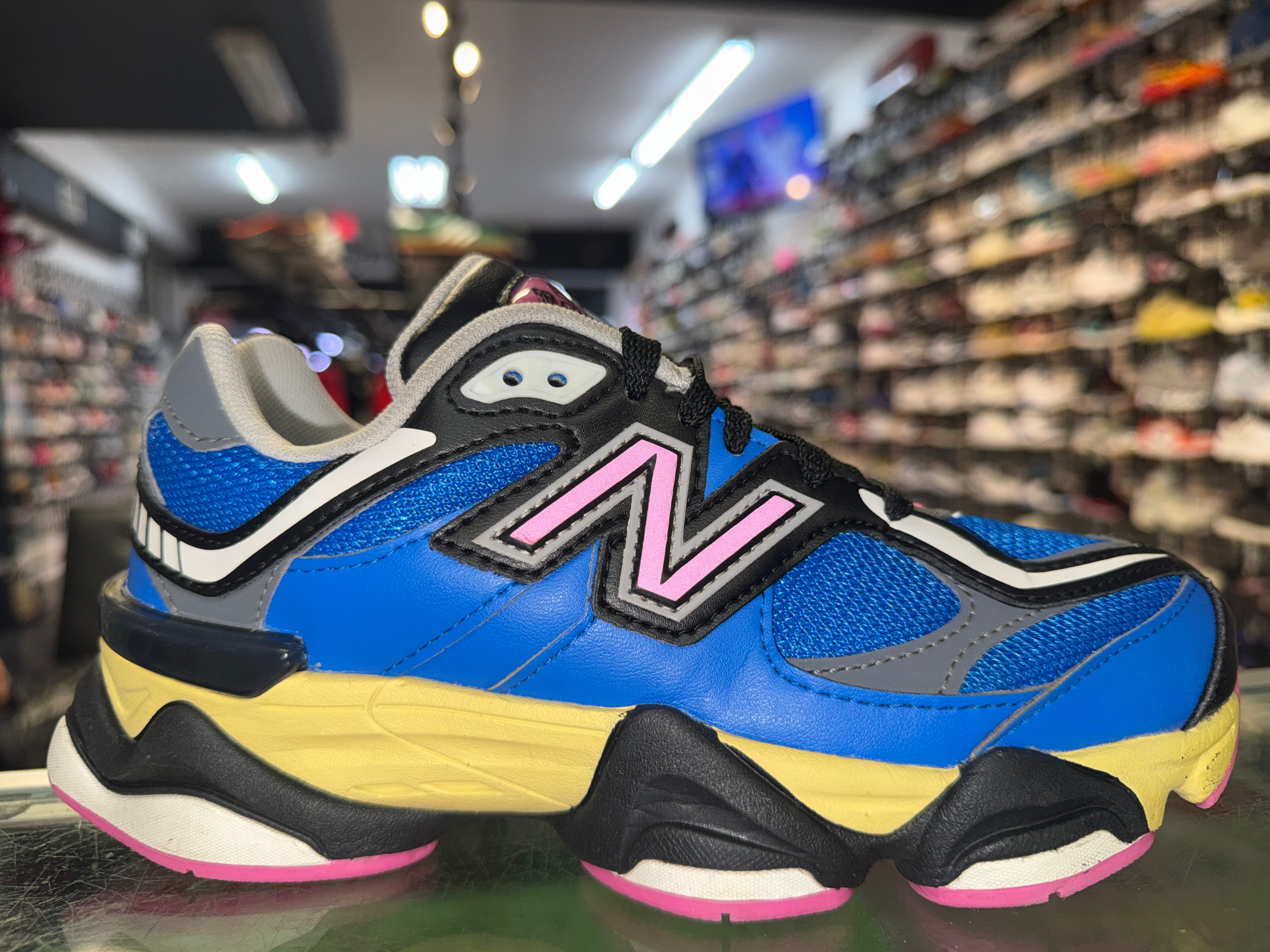 Size 4y New Balance 9060 "Blue Oasis Pink"