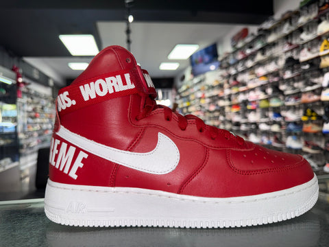 Size 10 Air Force 1 High Supreme World Famous "Red"
