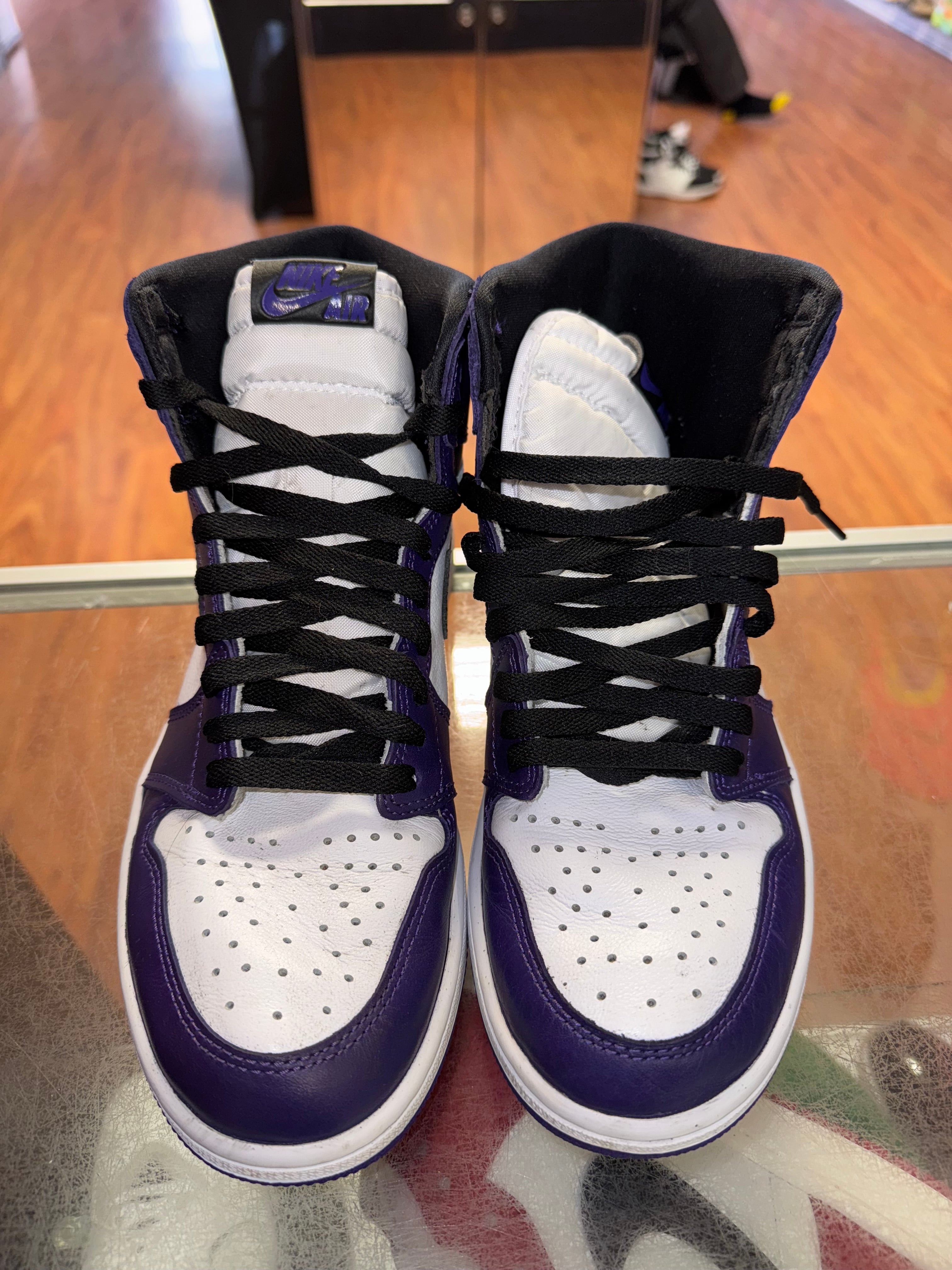 Size 8.5 Air Jordan 1 “Court Purple 2.0”