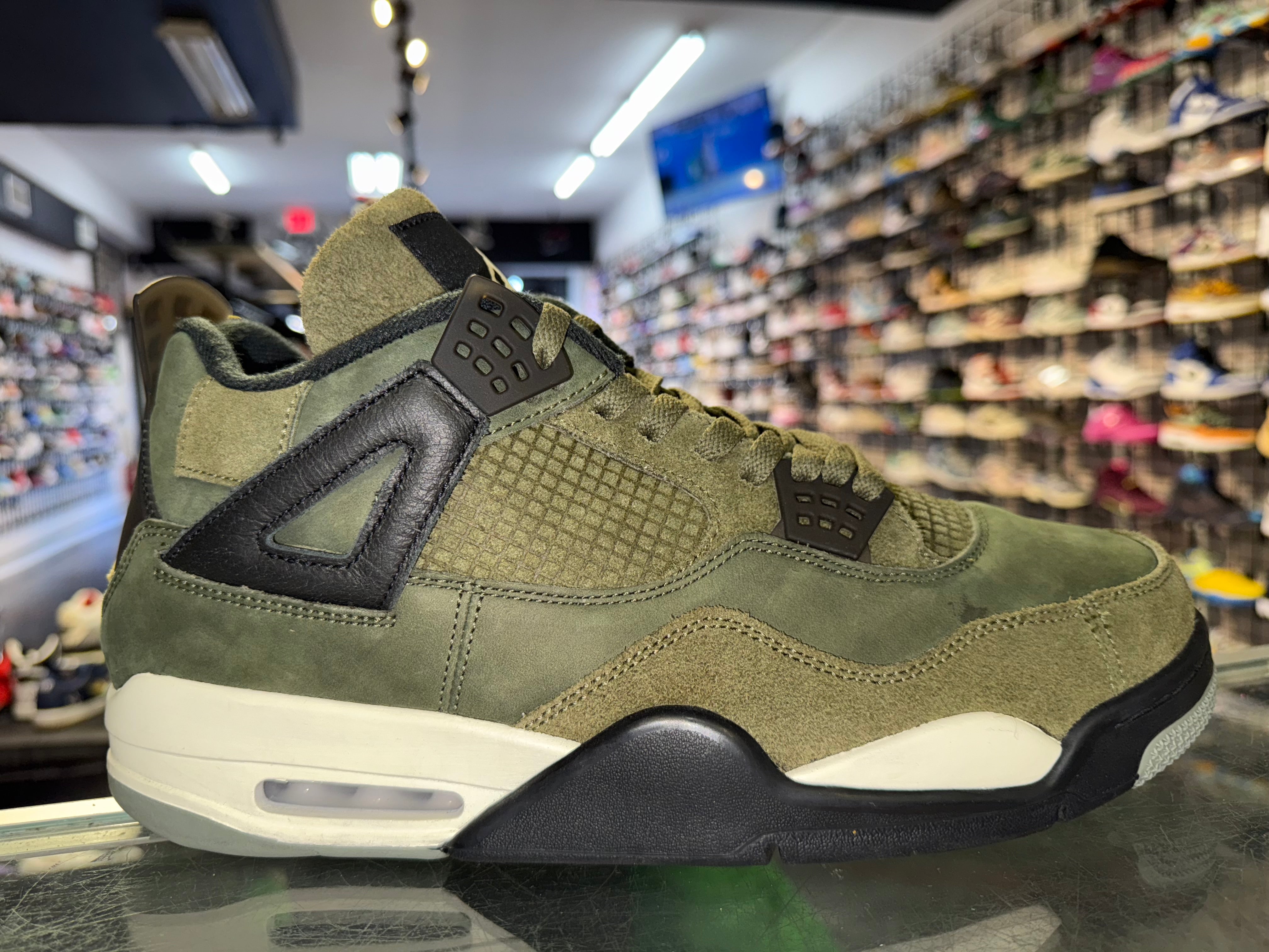 Size 13 Air Jordan 4 Craft "Olive"