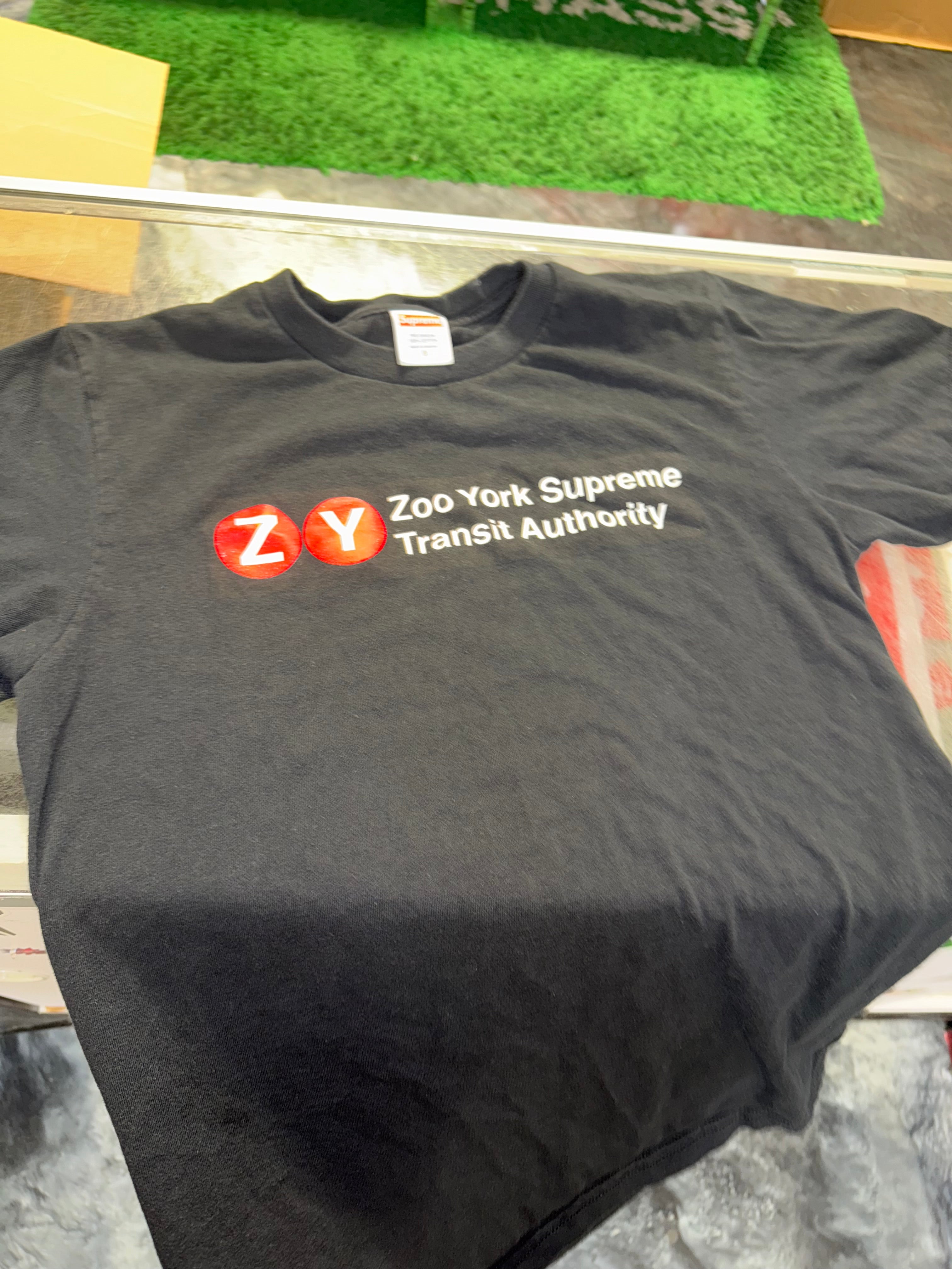 Size S Supreme Zoo York Transit Tee “Black”