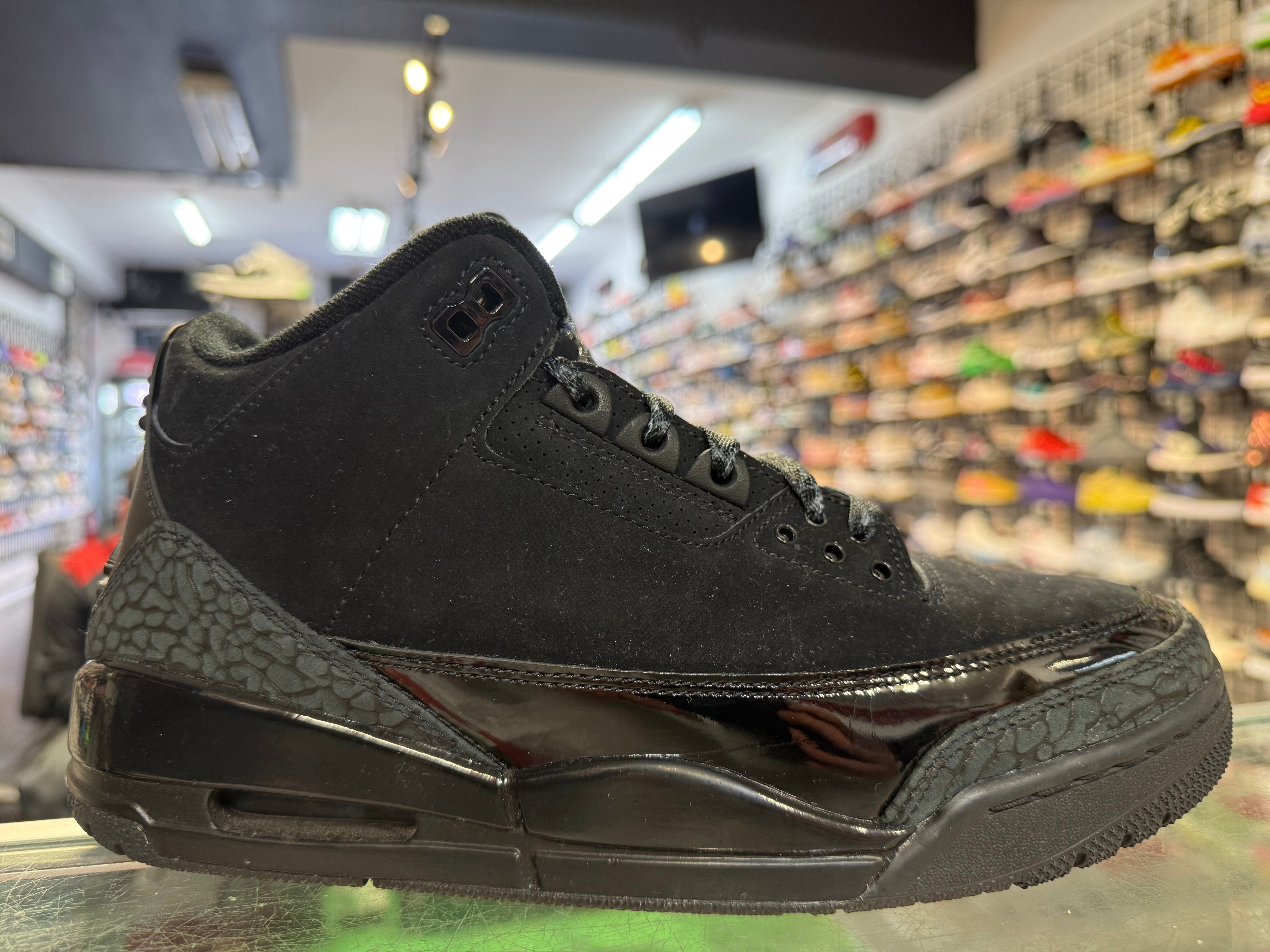 Size 9 Air Jordan 3 "Black Cat"