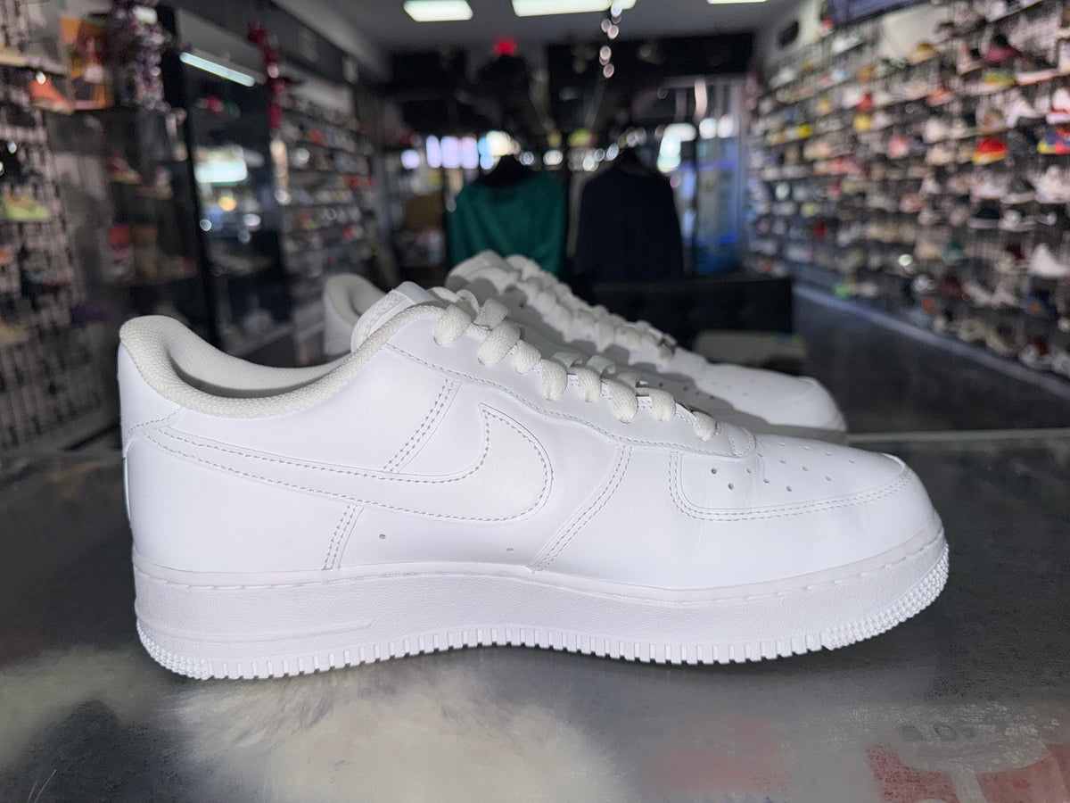 Nike Air Force 1 White sneaker, pre-owned, size 11.5 – view 3