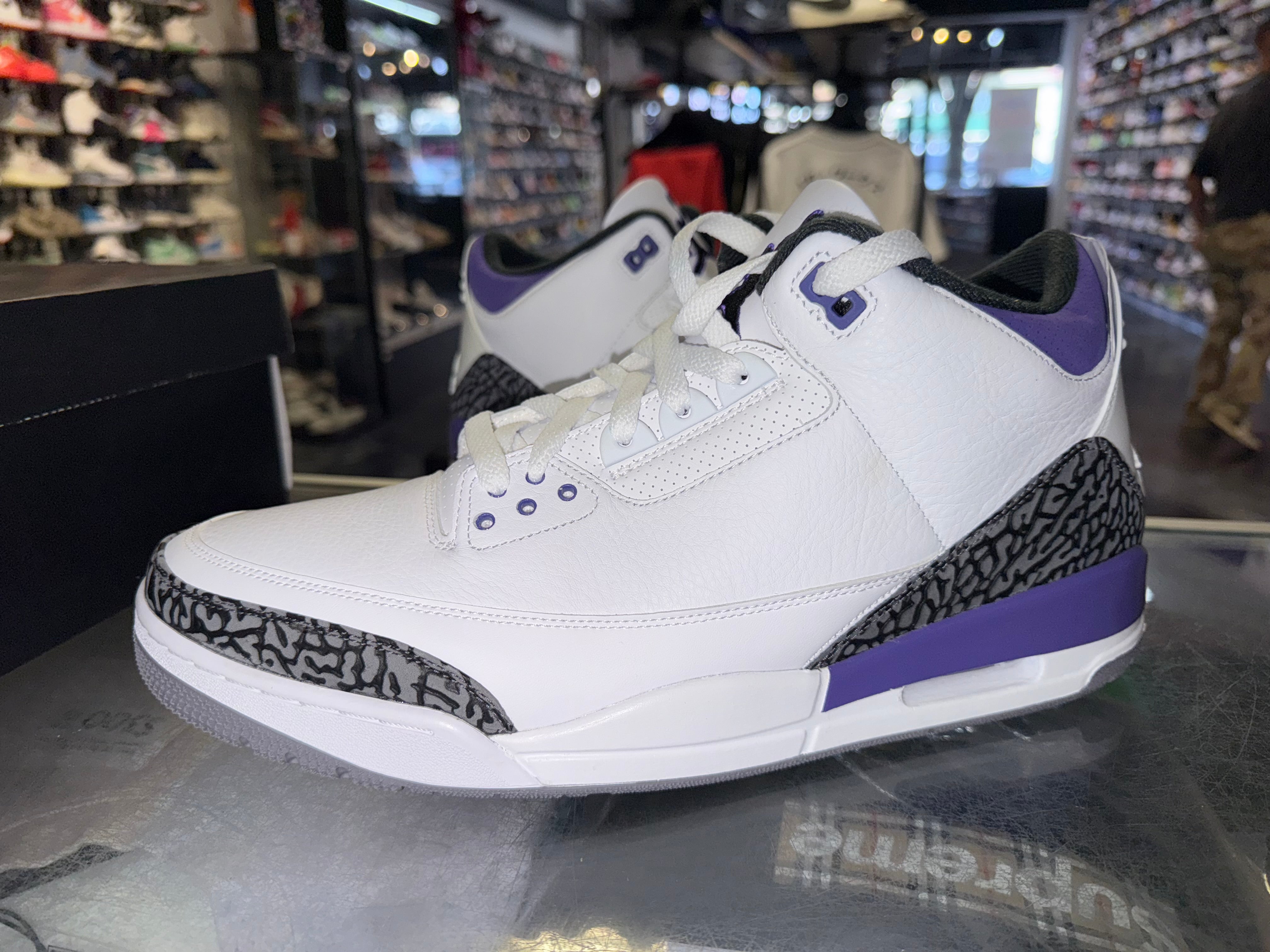 Size 15 Air Jordan 3 “Dark Iris” Worn 1x