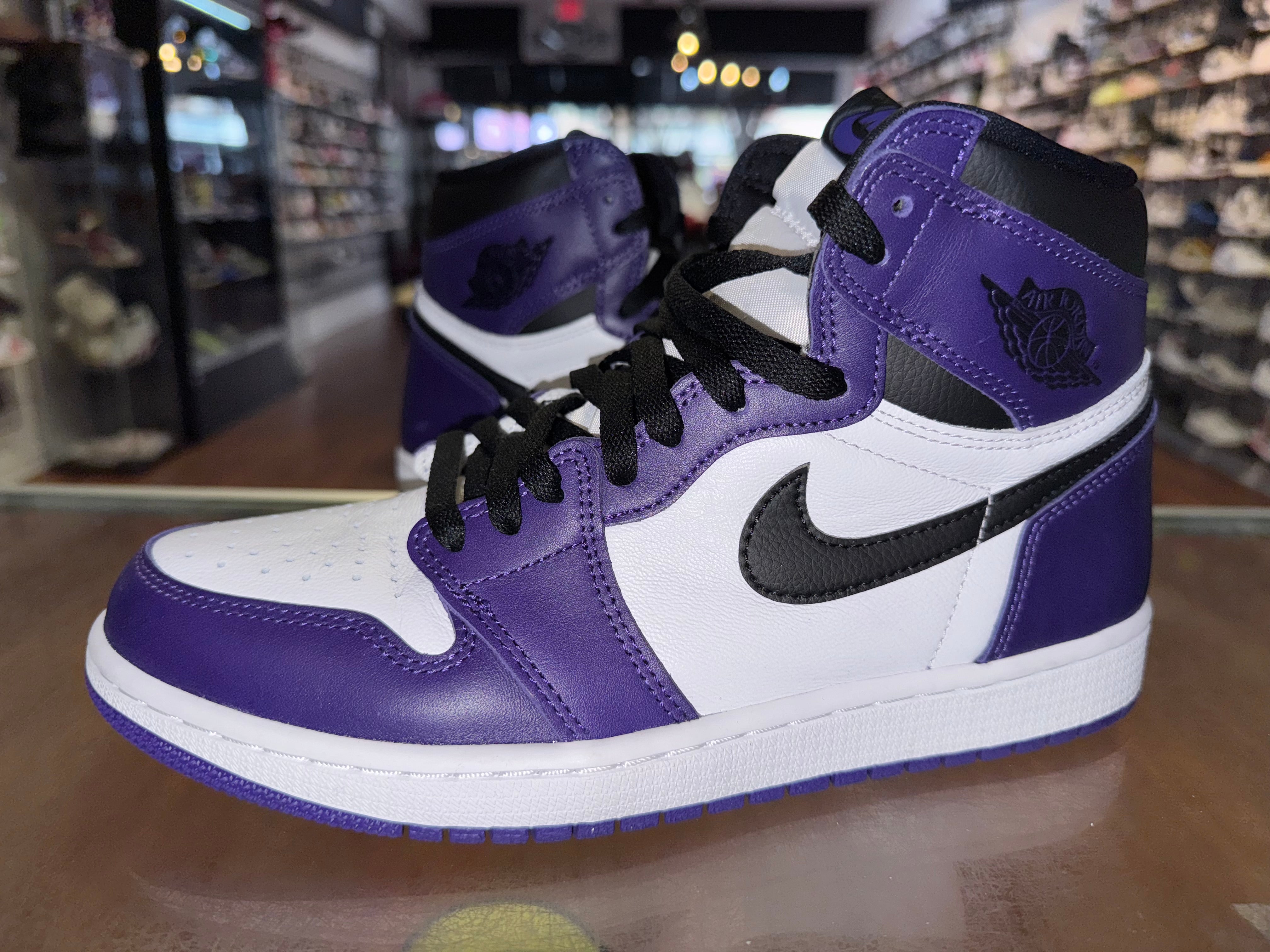 Size 8.5 Air Jordan 1 "Court Purple 2.0"