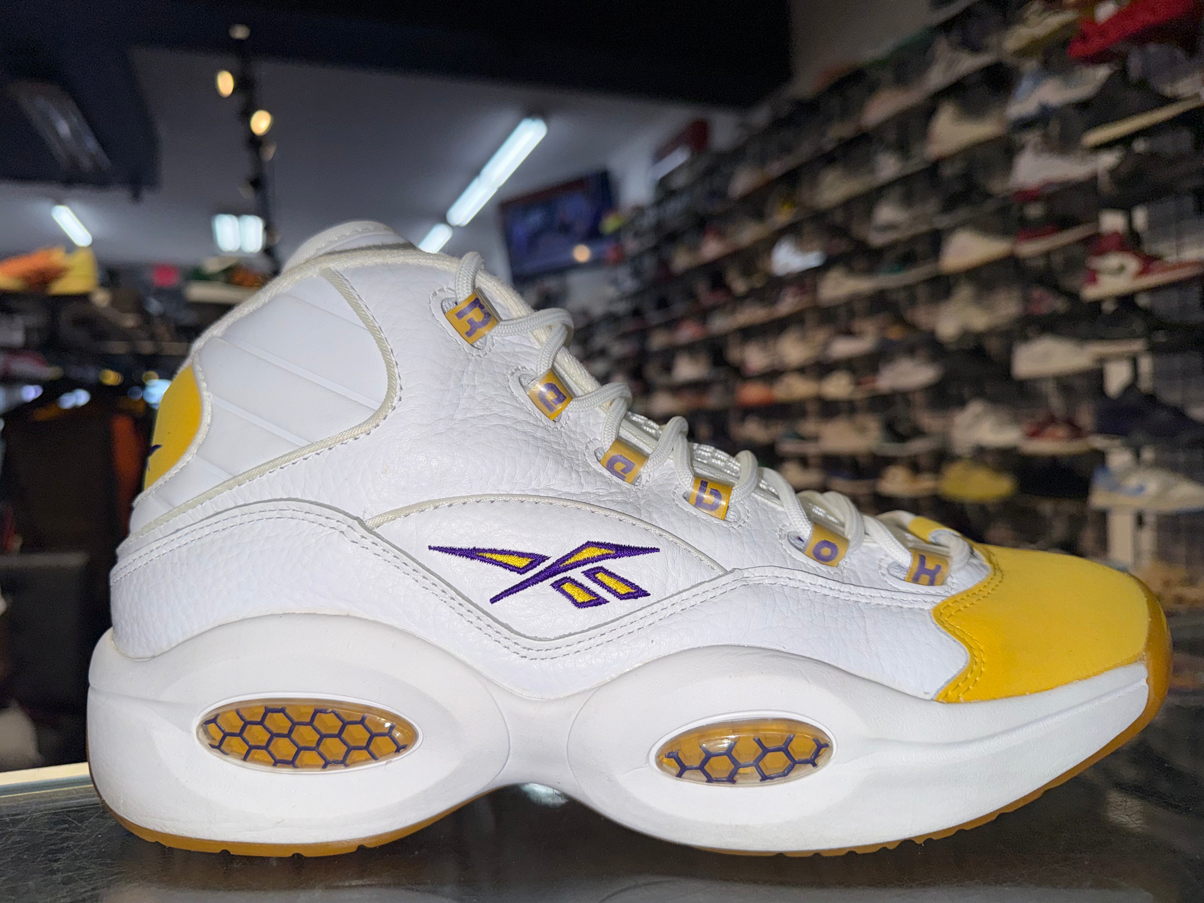 Size 11.5 Reebok Question Mid "Yellow Toe"