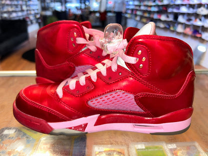 Size 4.5y Air Jordan 5 “Valentines” (MAMO)