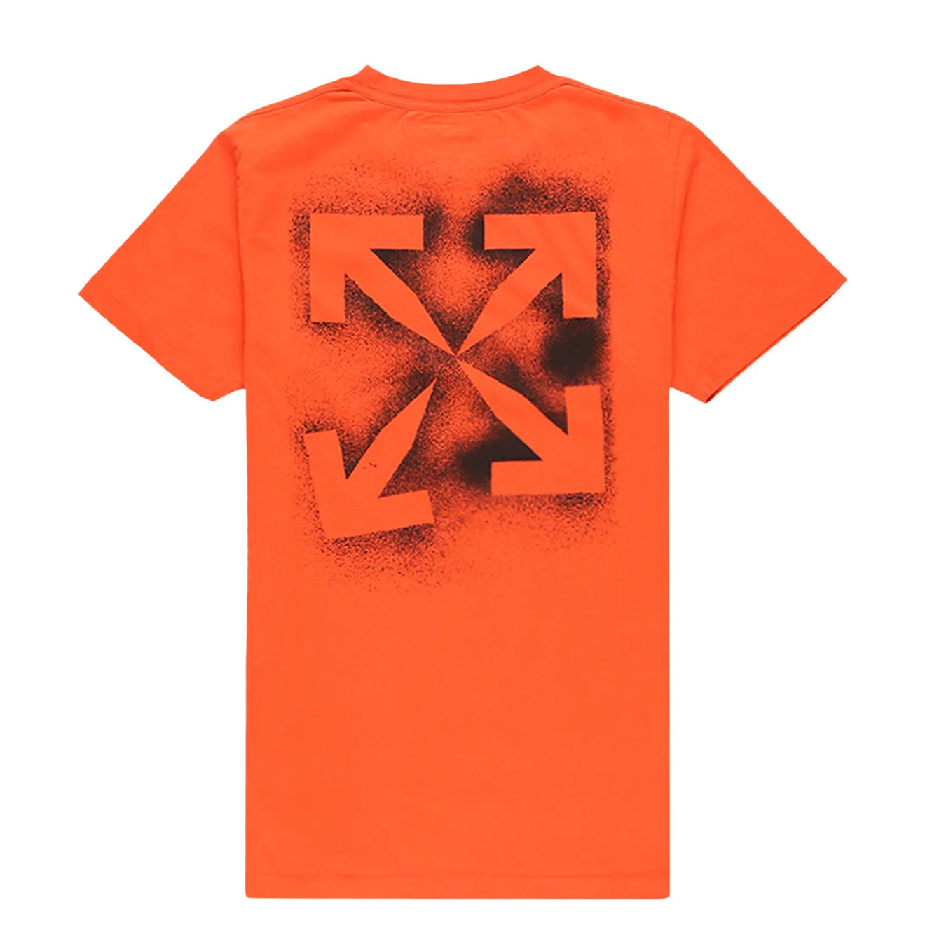 Size M Off White Stencil Logo Tee “Orange”