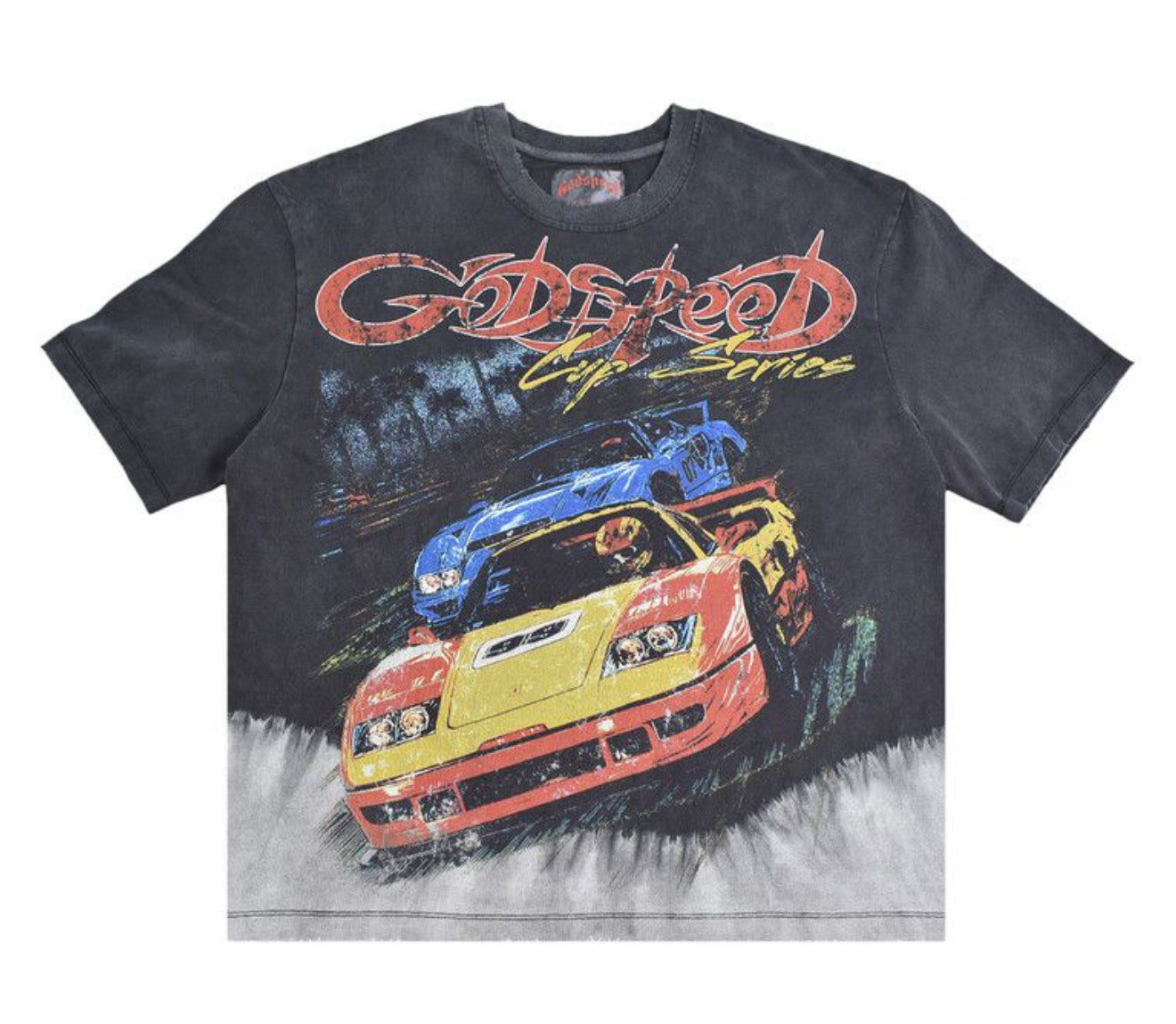 Size S Godspeed FTW Tee “Washed Black” Brand New