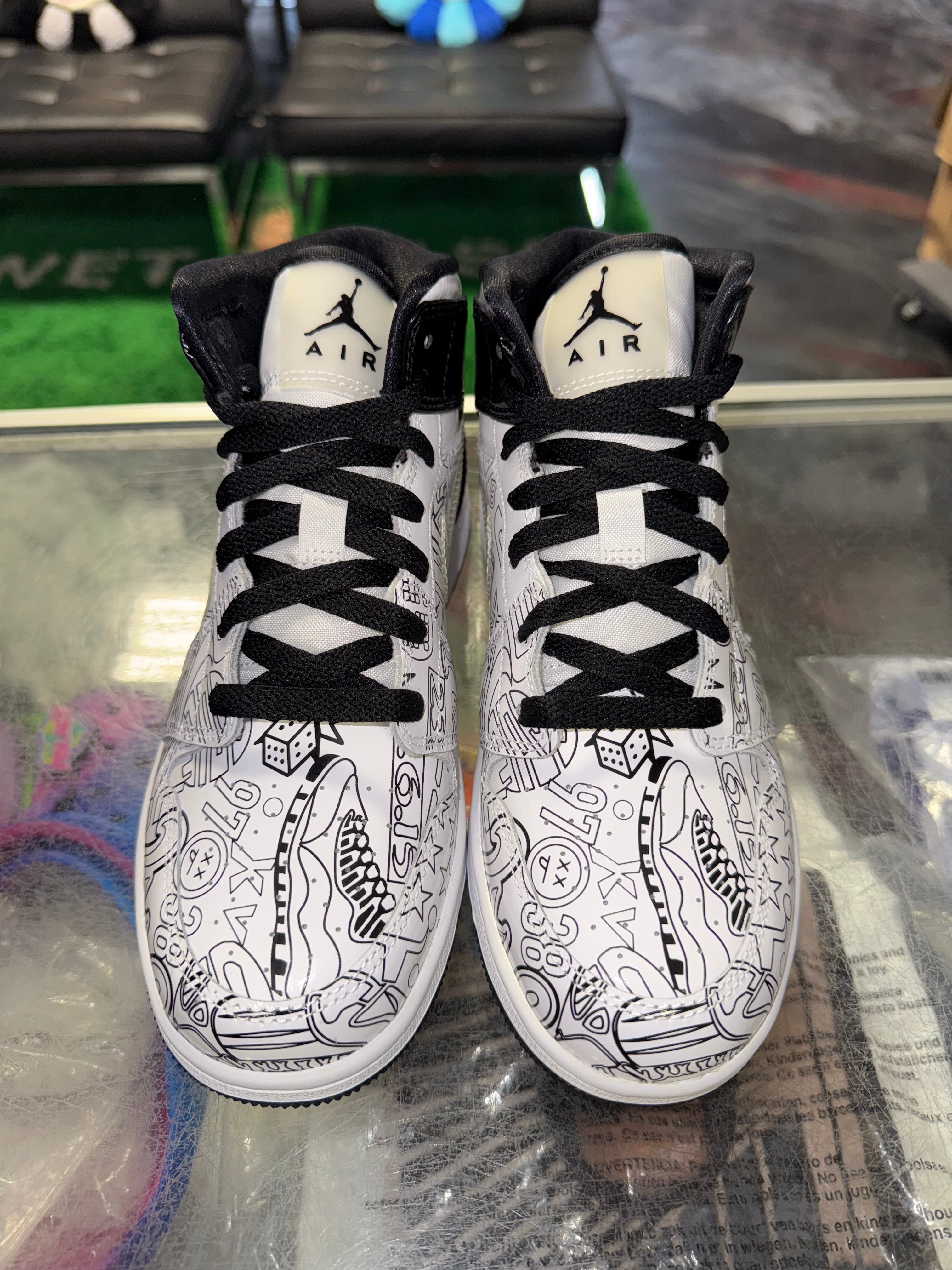 Size 4.5y Air Jordan 1 "DIY" Brand New