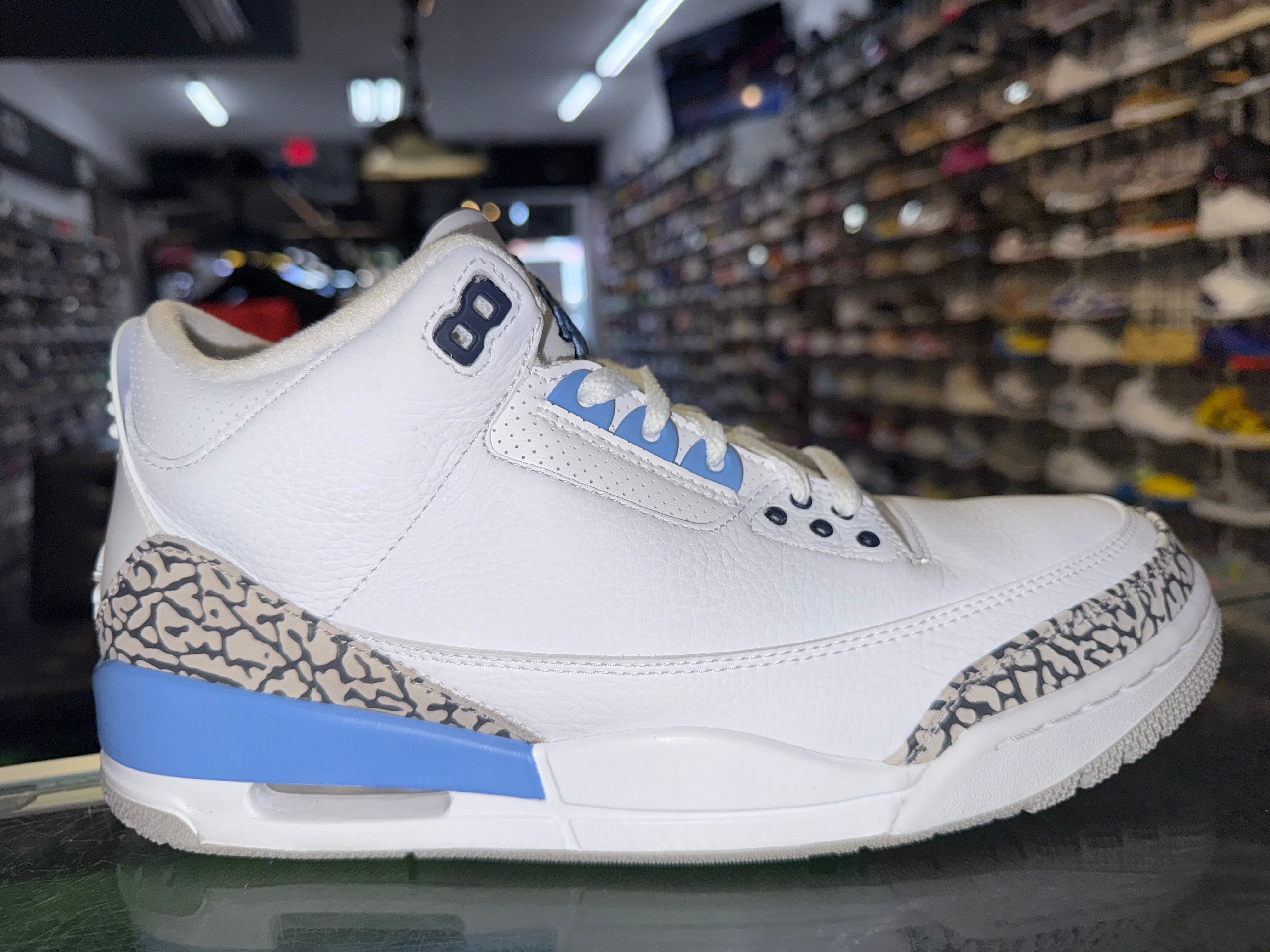 Size 9.5 Air Jordan 3 “UNC”