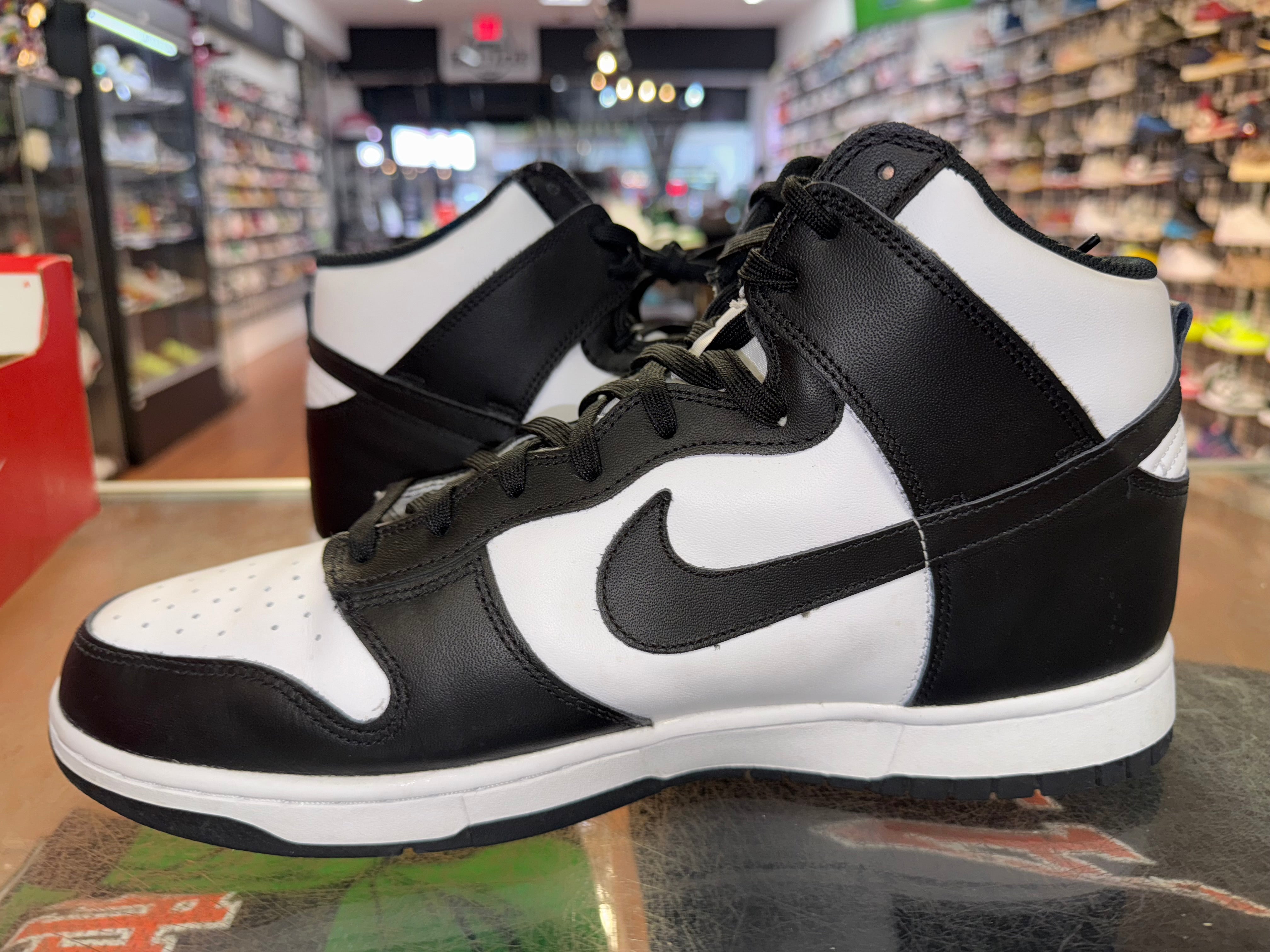 Size 13 Dunk High "Panda"