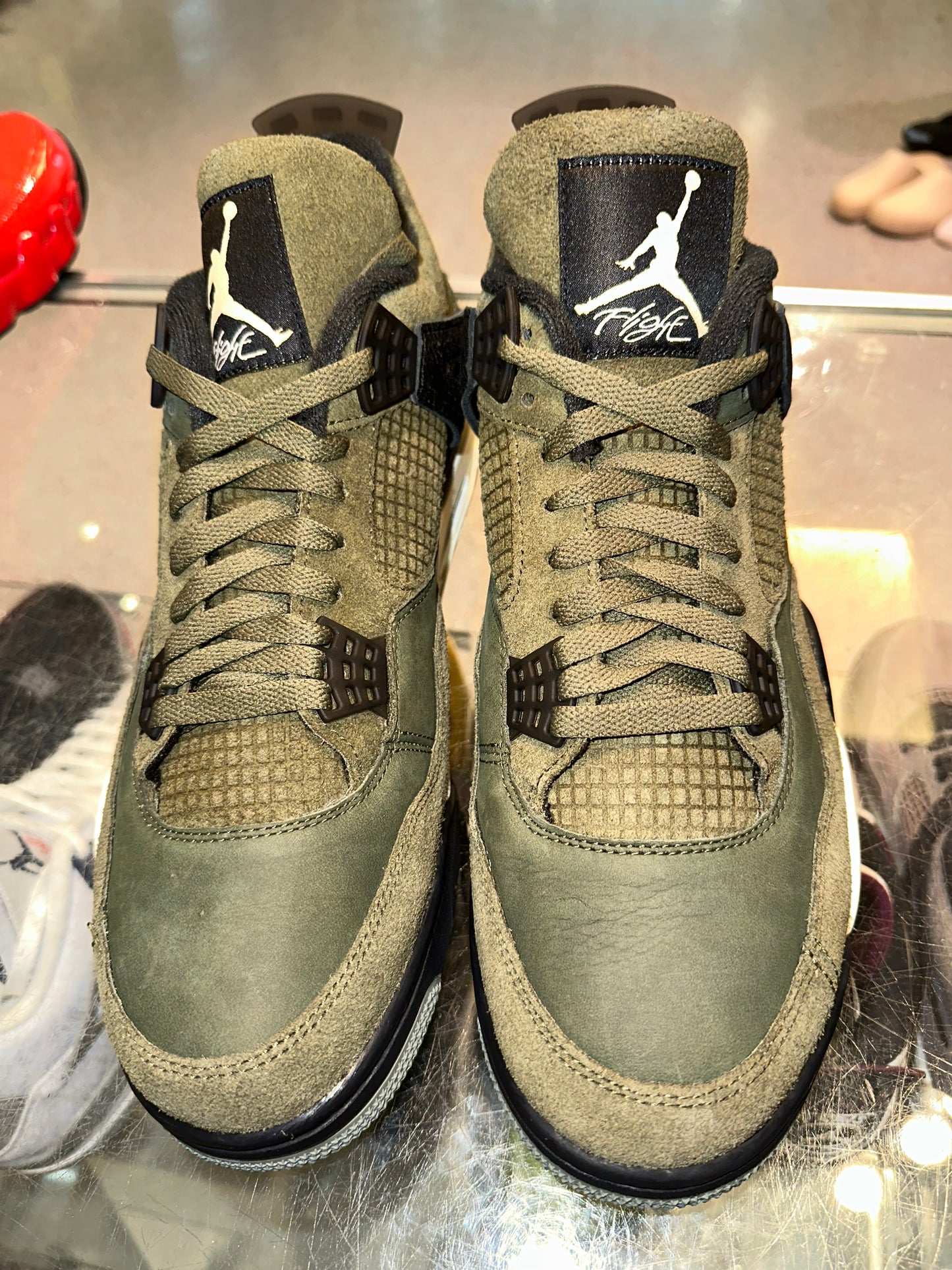Size 12 Air Jordan 4 “Craft Medium Olive” Brand New (Mall)