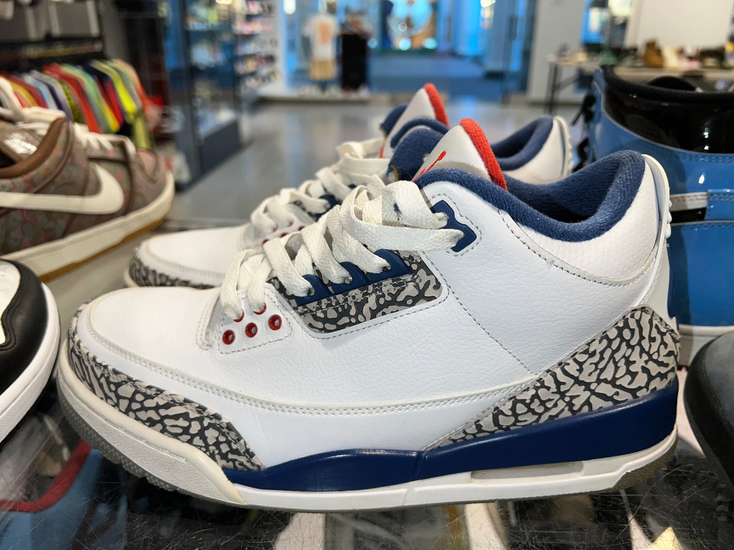 Size 9.5 Air Jordan 3 “True Blue” (Mall)