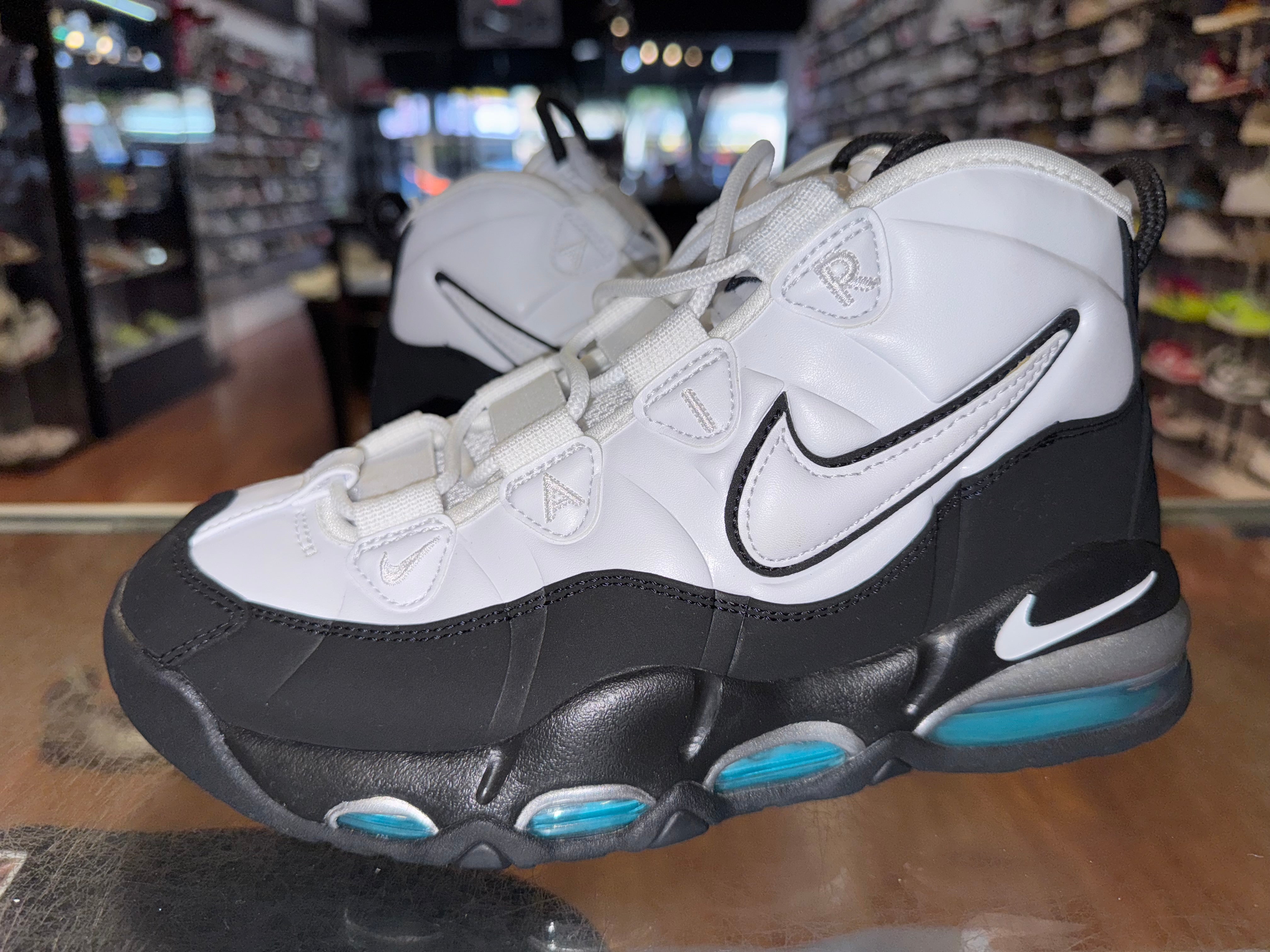 Size 7 Air Max Uptempo 95 "White Black Teal"