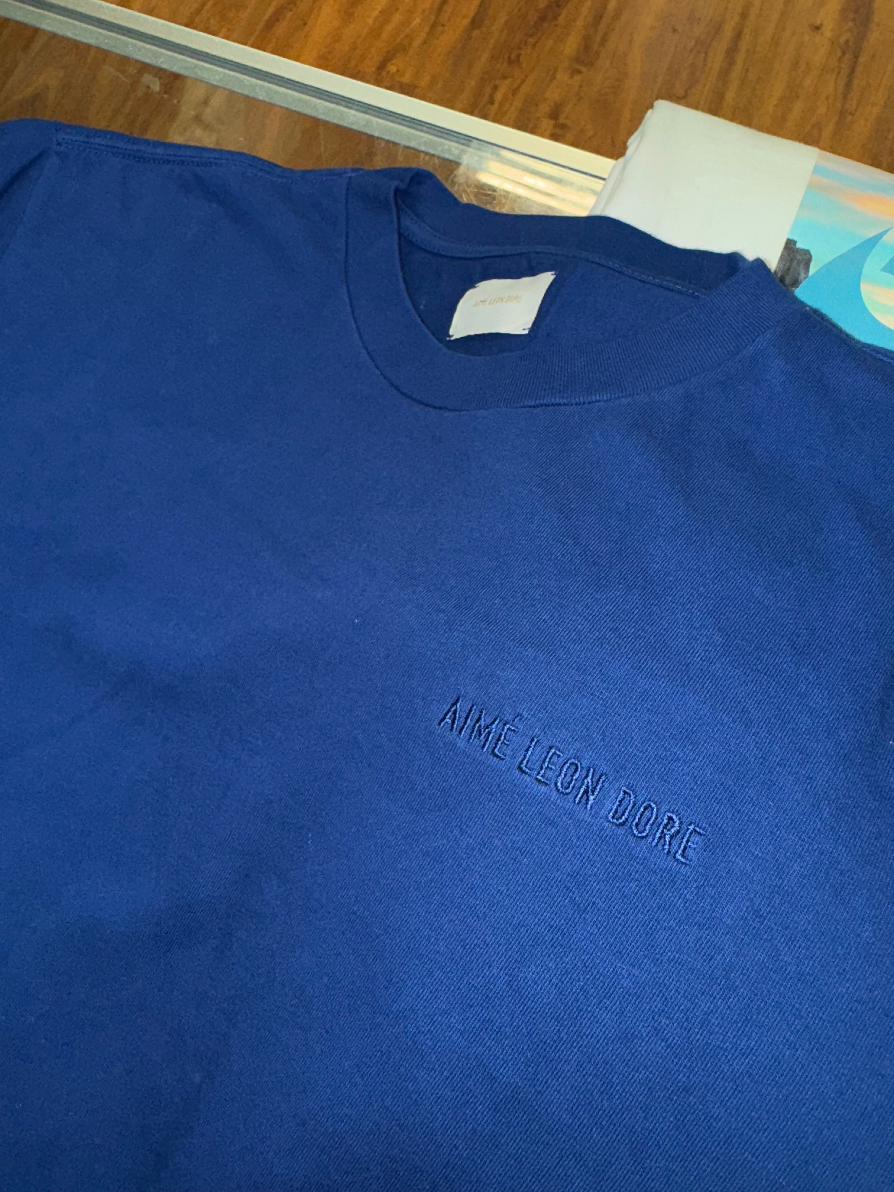 Size L Aime Leon Dore Classic Tee “Sea Blue”