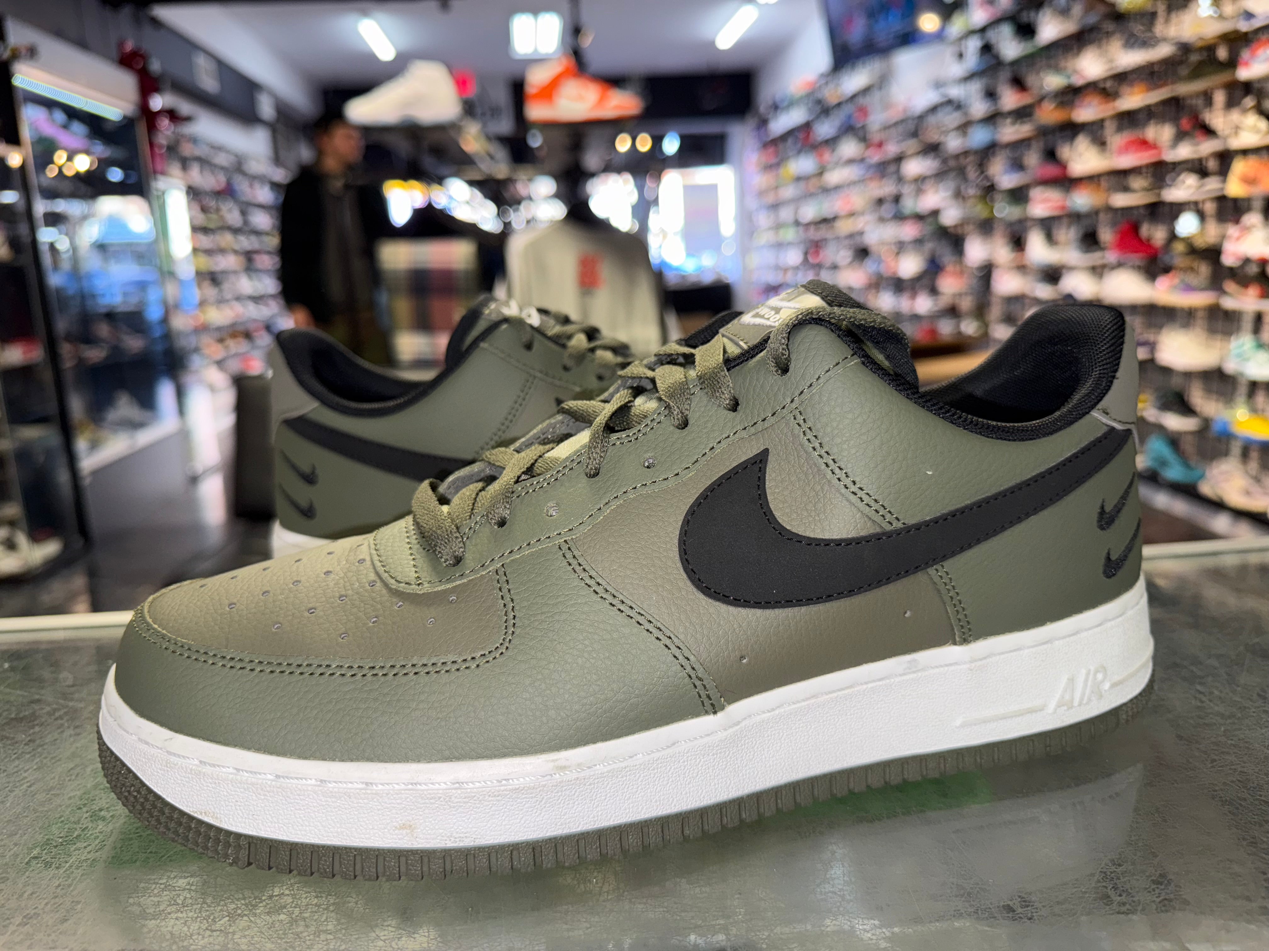Size 11.5 Air Force 1 "Olive Black Double Swoosh"
