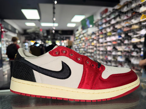 Size 9.5 Air Jordan 1 Low “Trophy Room Rookie Card Away” Brand New