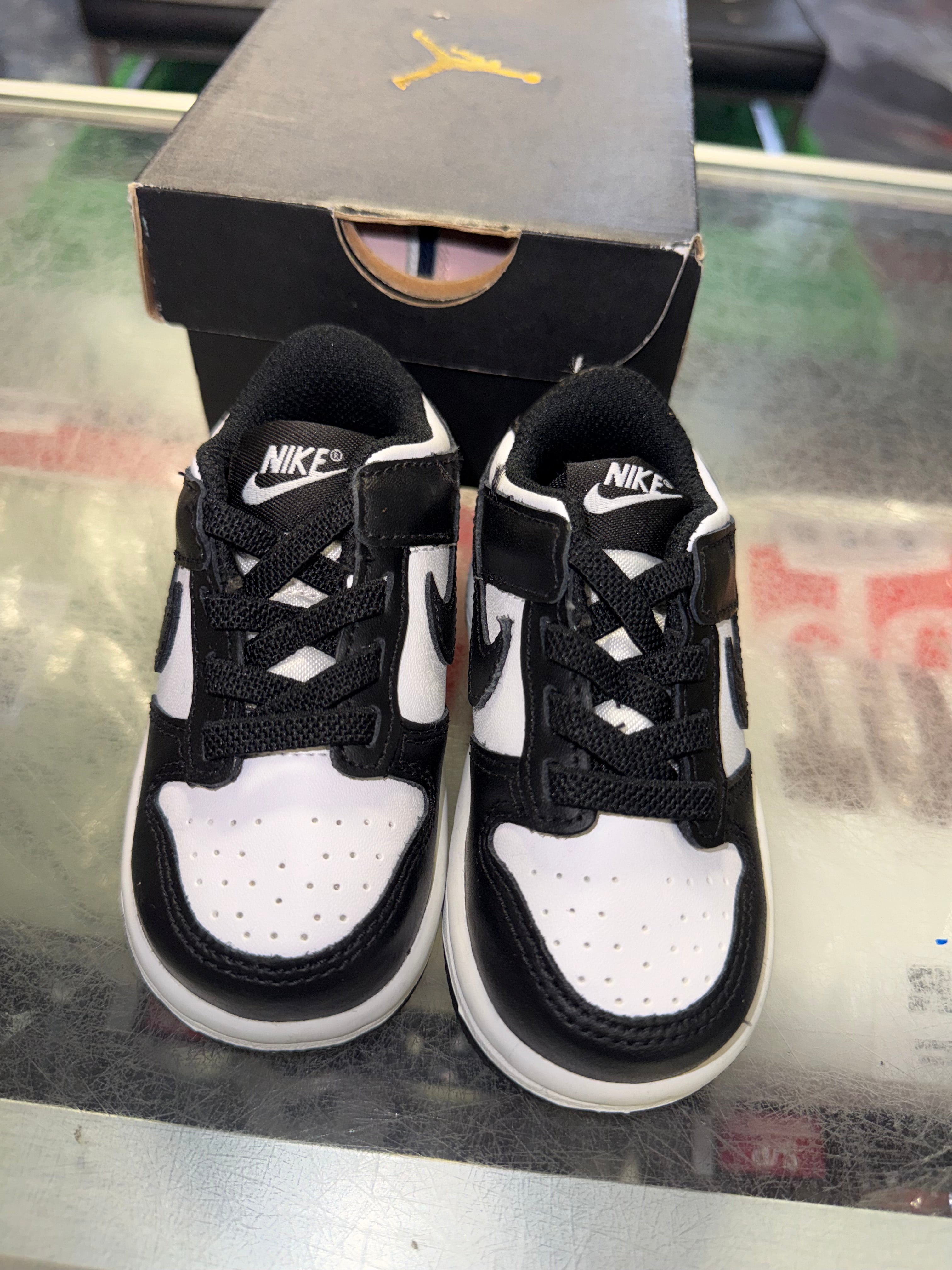 Size 5c Dunk Low "Panda" (TD) Brand New