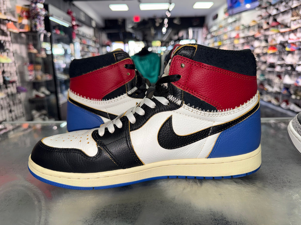 Air Jordan 1 Fragment x Union LA Varsity Red Sport Royal sneaker, pre-owned, size 10.5 – view 4