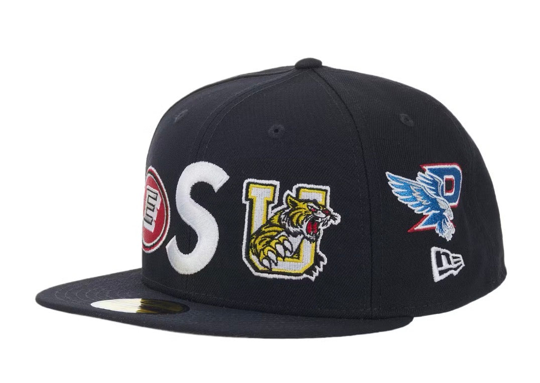 Size 7 3/8 Supreme Mascot New Era Fitted Hat “Navy” Worn 1x