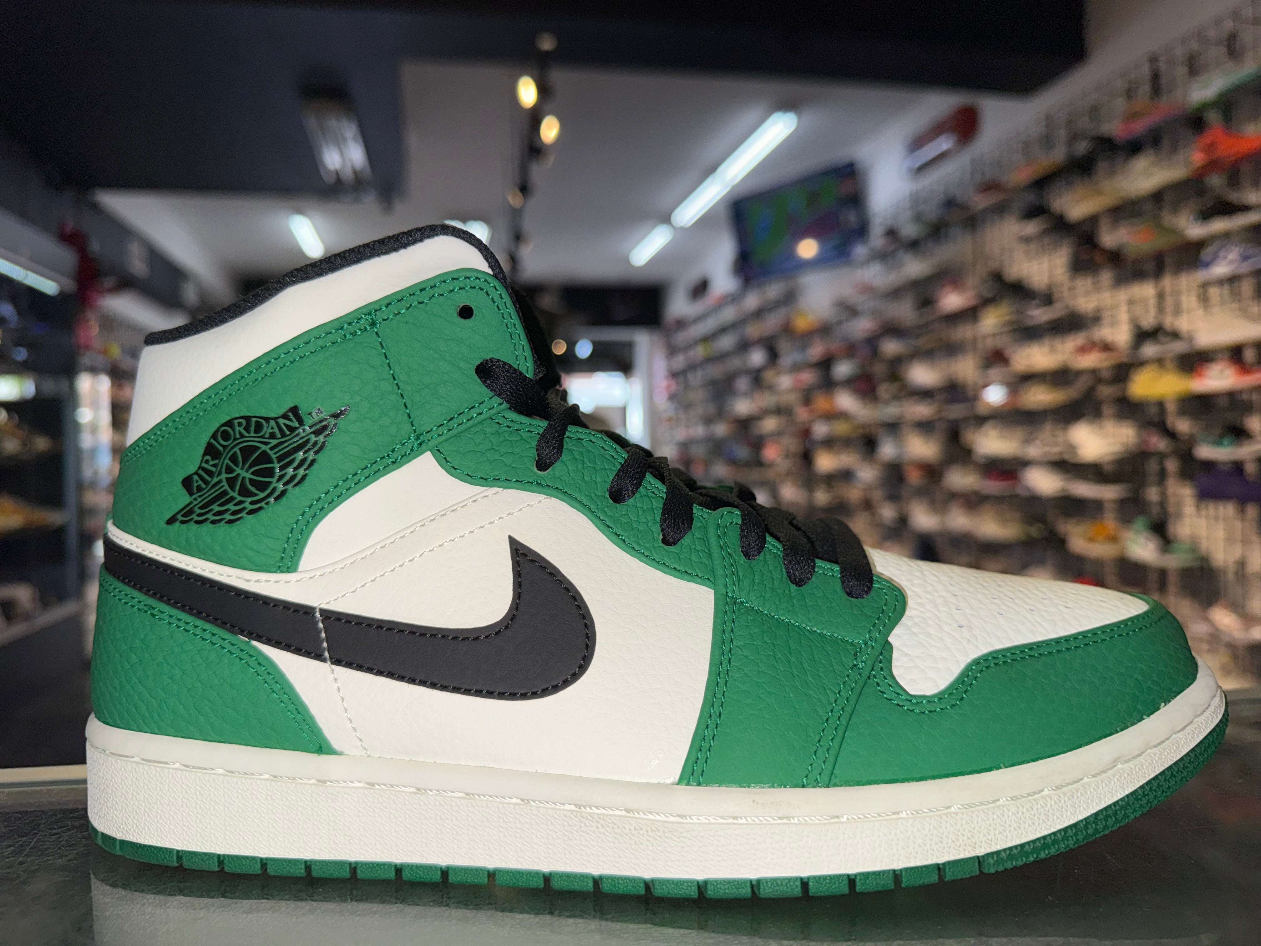 Size 10.5 Air Jordan 1 Mid “Pine Green” Brand New – Direct Kicks