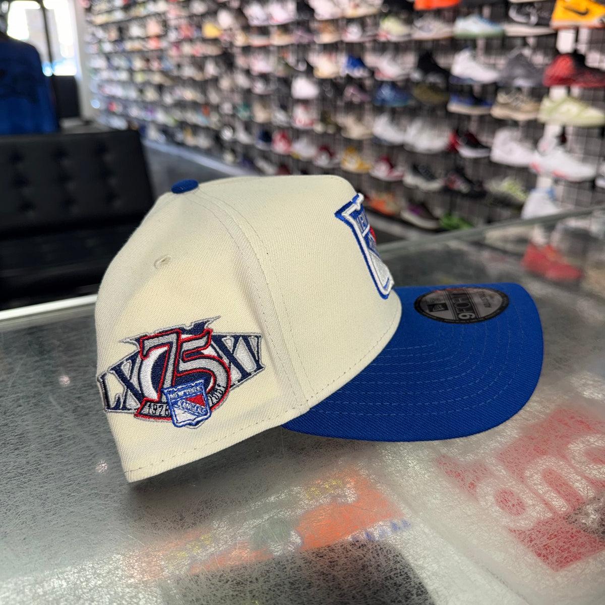 Size OS New Era SnapBack Hat “Rangers 75th” Brand New