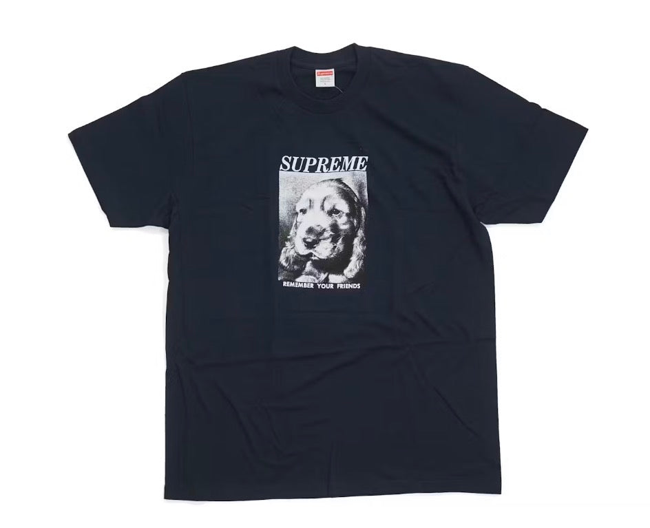 Size XL Supreme Remember Tee “Navy”
