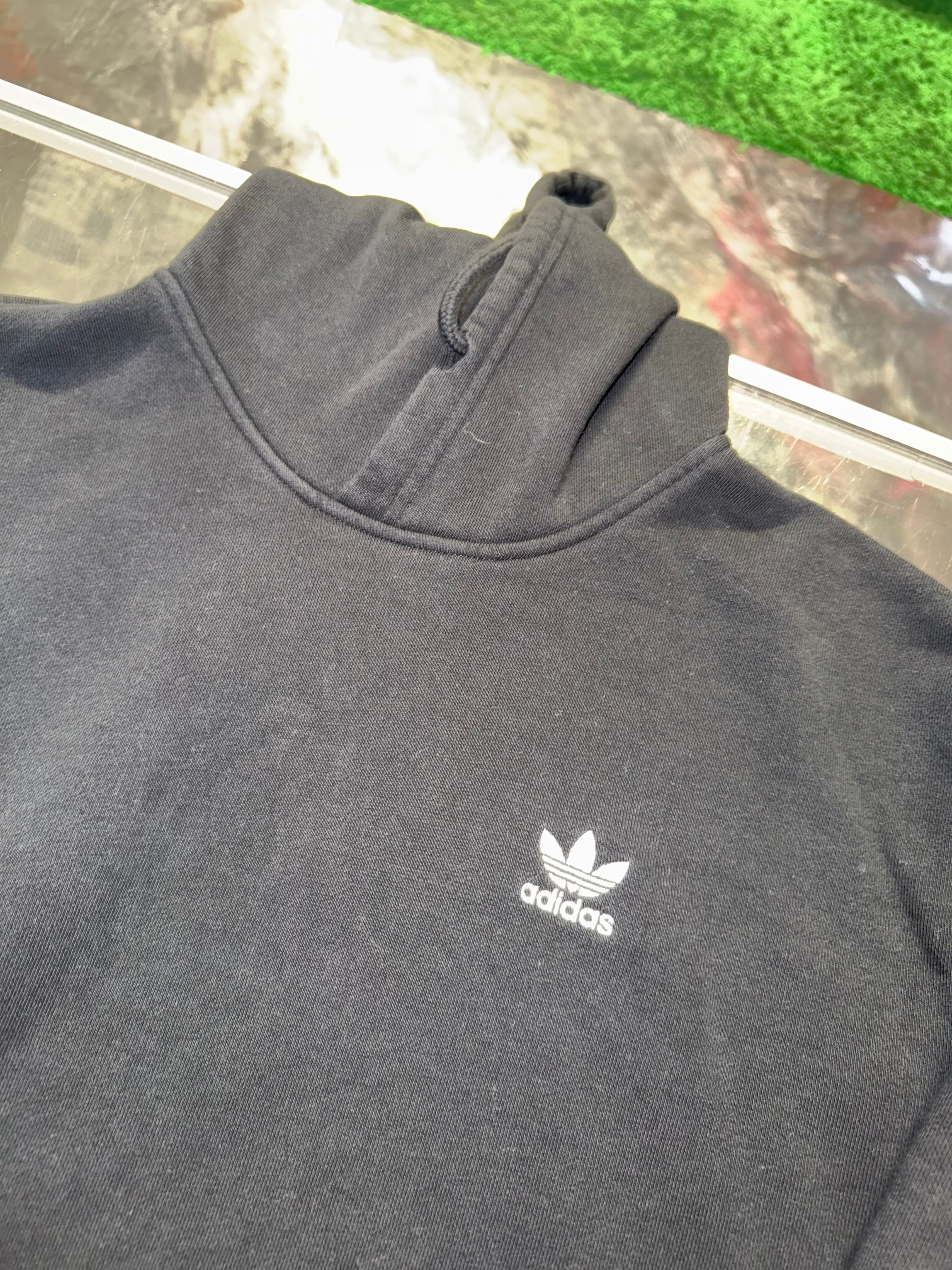 Large Adidas Hoodie Black