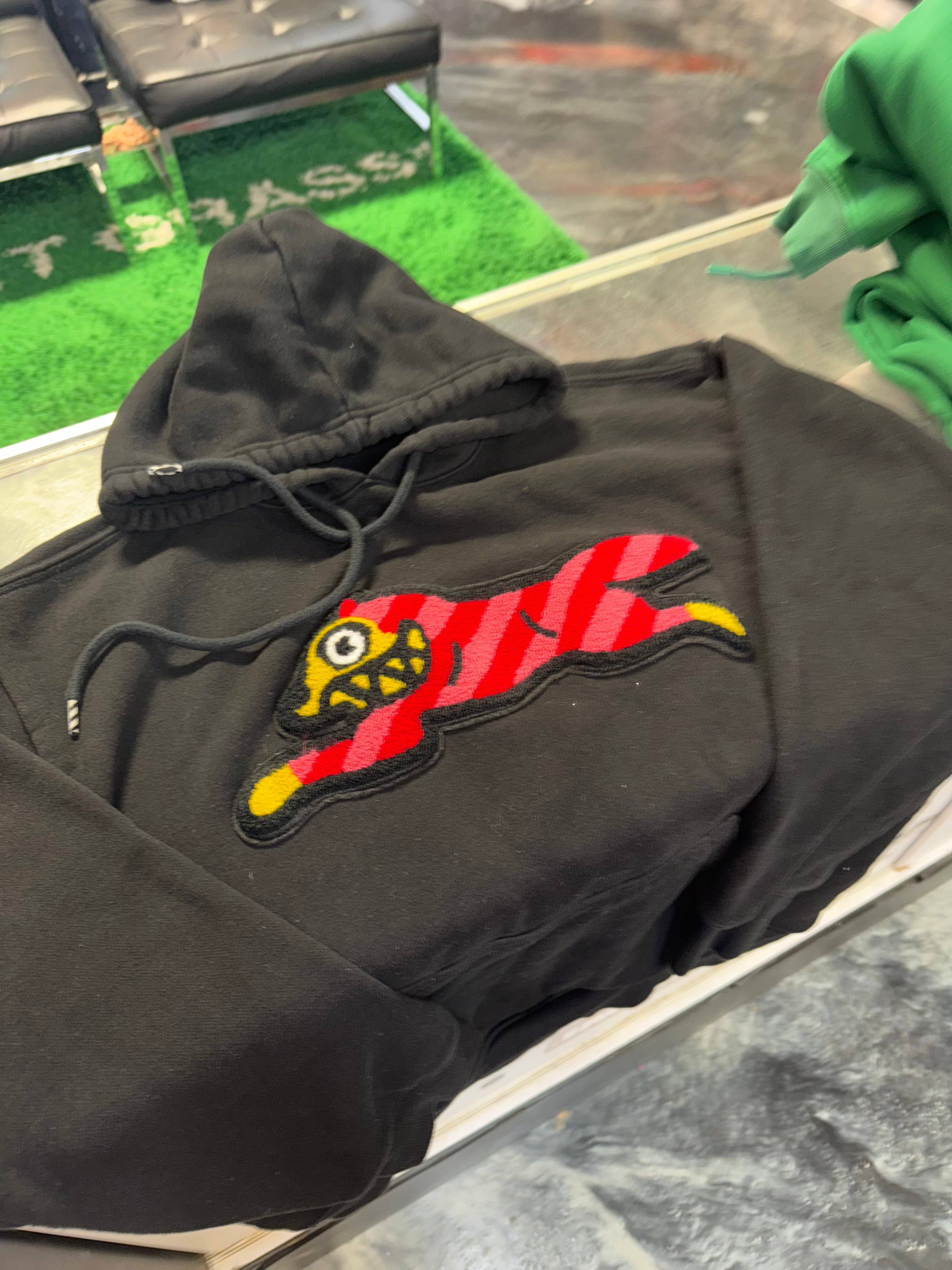 Size L BBC Ice Cream Hoodie “Black”