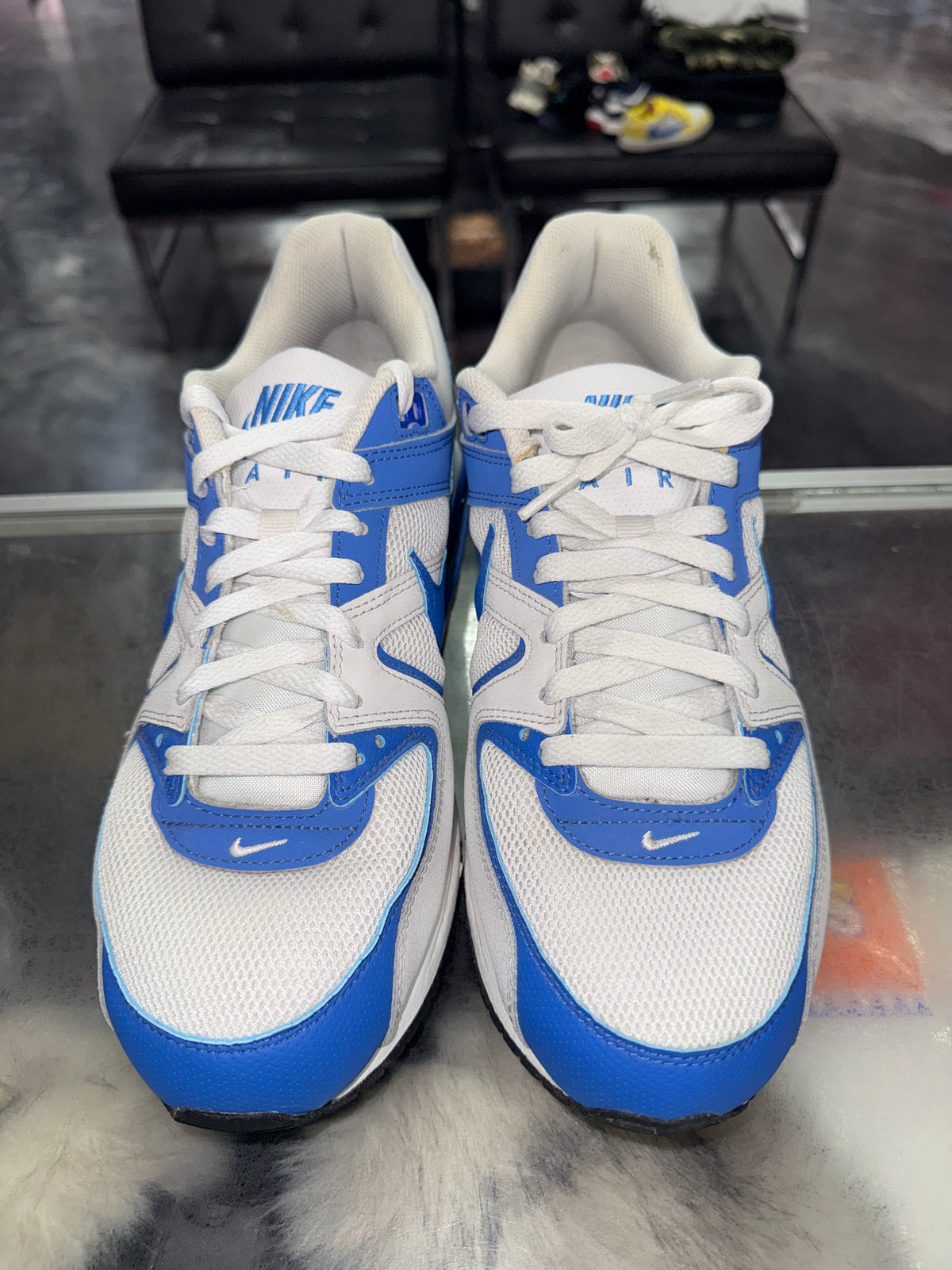 Nike Air Max Command Platinum Tint Pacific Blue sneaker, pre-owned, size 10.5 – view 5