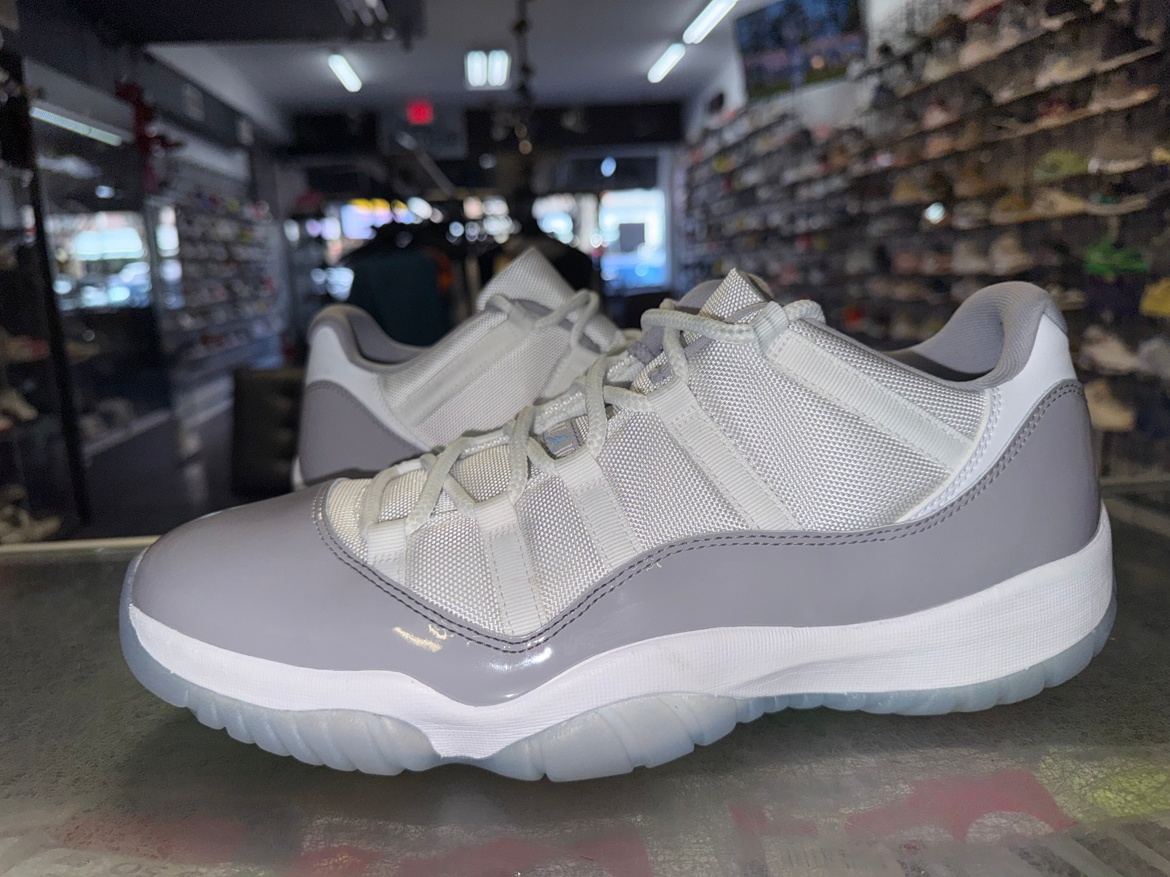 Size 14 Air Jordan 11 Low “Cement Grey”